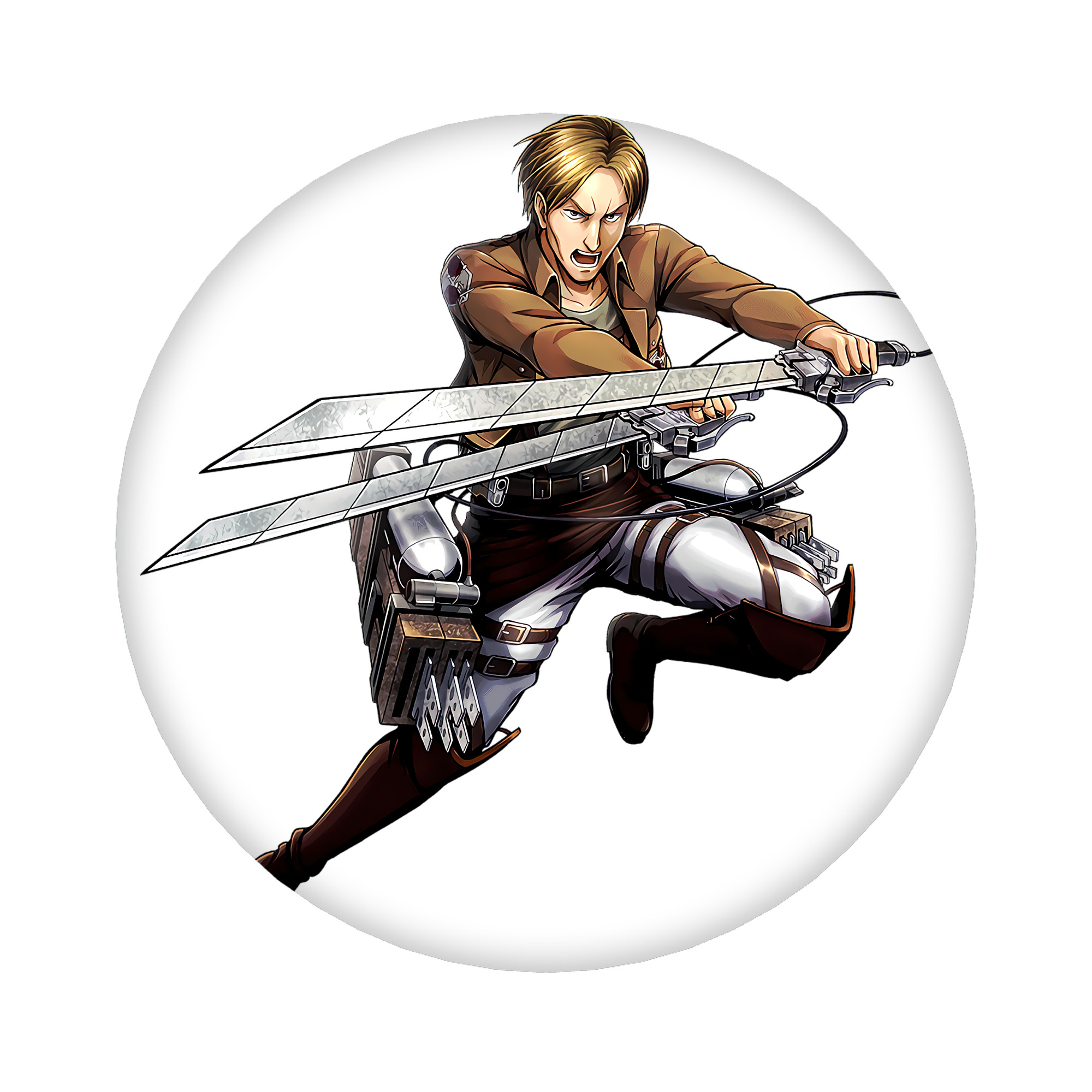（画像用） 進撃の巨人 Attack on Titan 6cm 缶バッジ 複数セット
