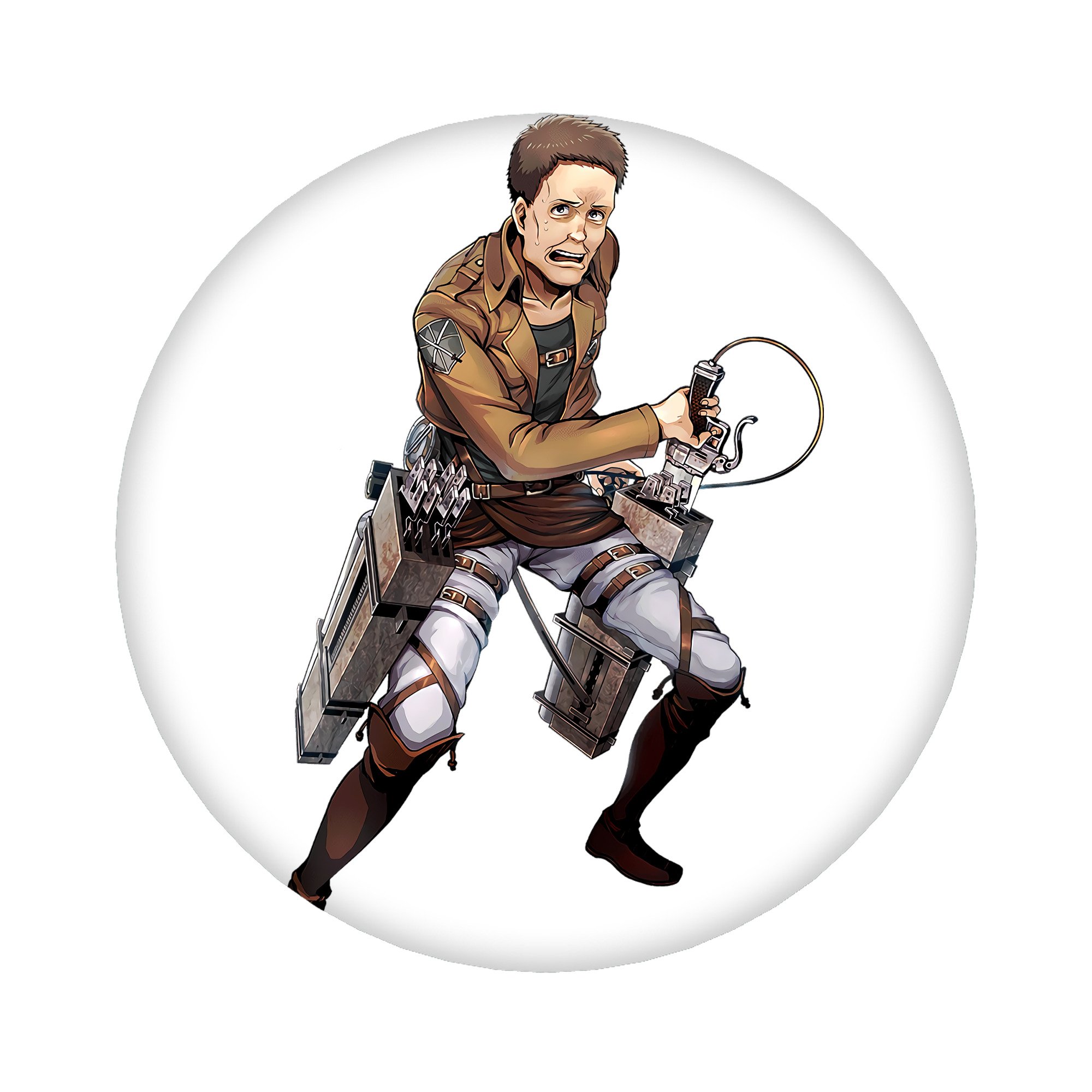 （画像用） 進撃の巨人 Attack on Titan 6cm 缶バッジ 複数セット