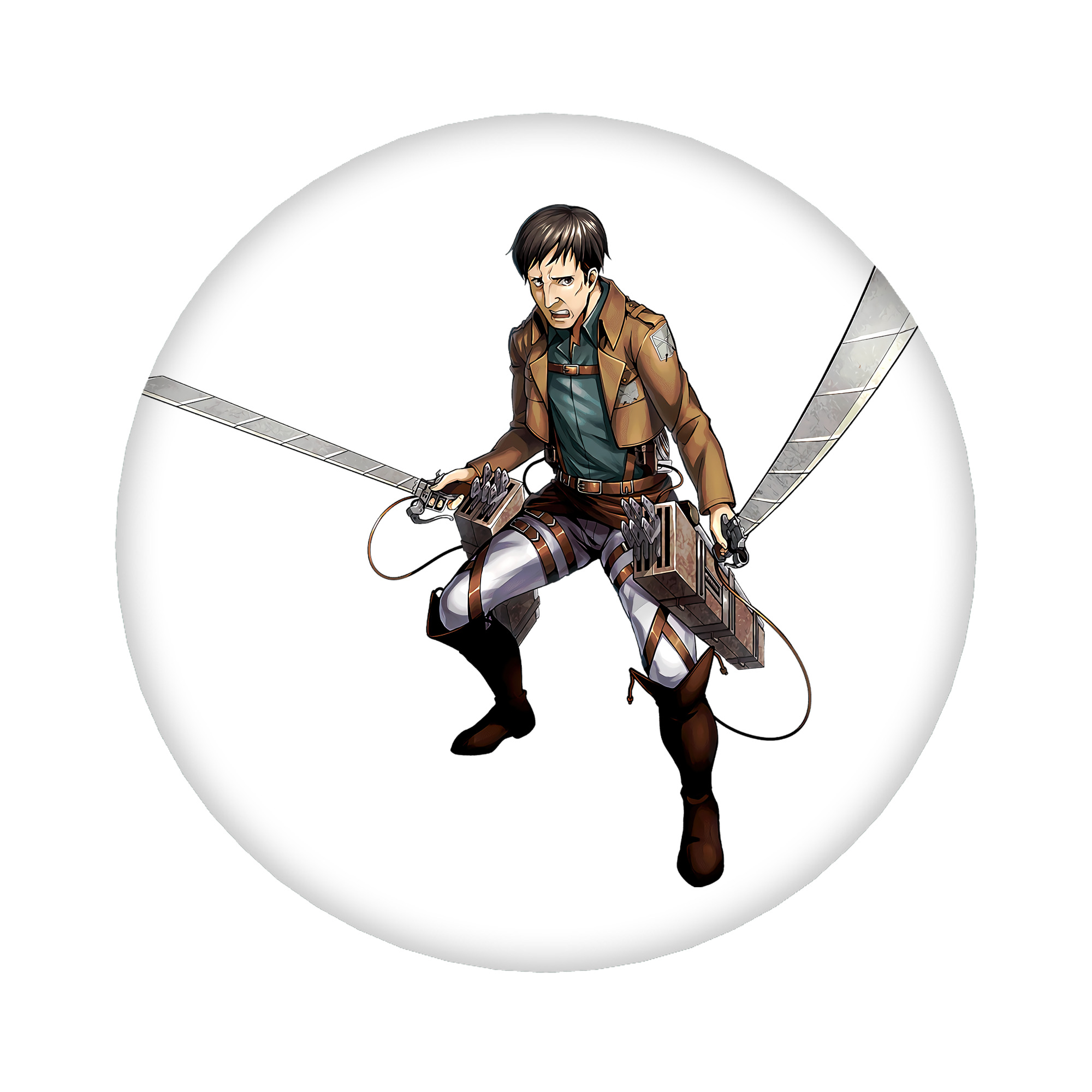 （画像用） 進撃の巨人 Attack on Titan 6cm 缶バッジ 複数セット