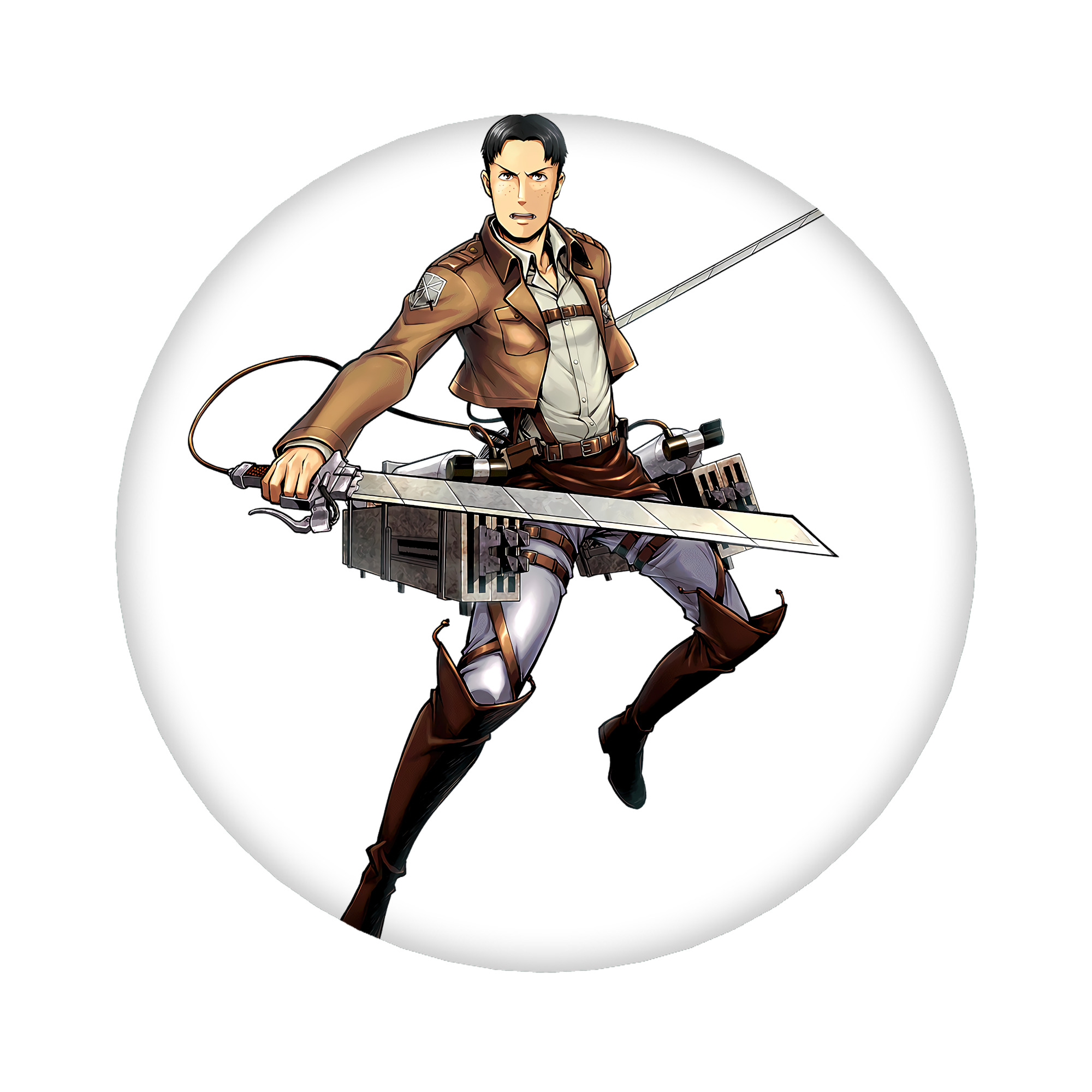（画像用） 進撃の巨人 Attack on Titan 6cm 缶バッジ 複数セット