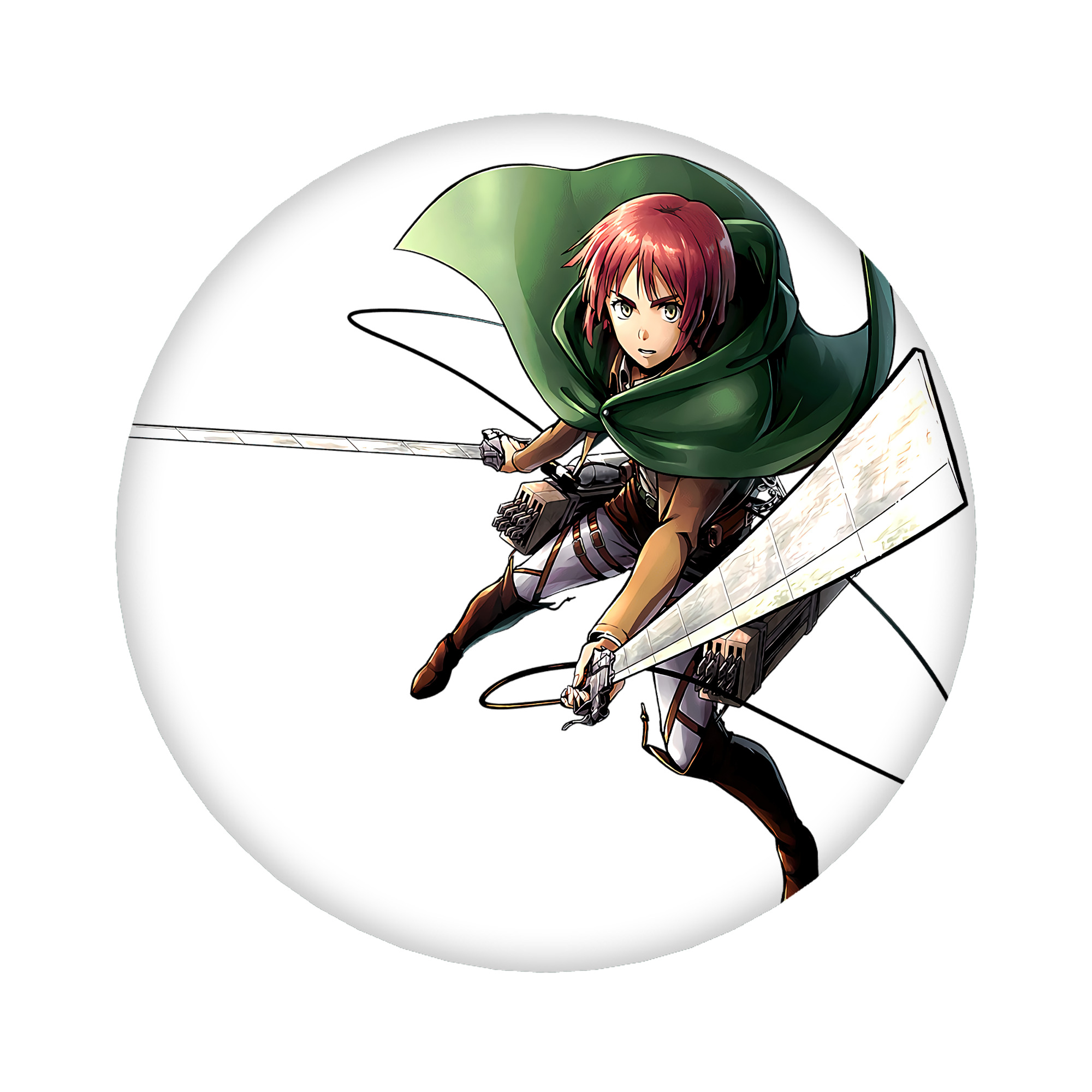 （画像用） 進撃の巨人 Attack on Titan 6cm 缶バッジ 複数セット