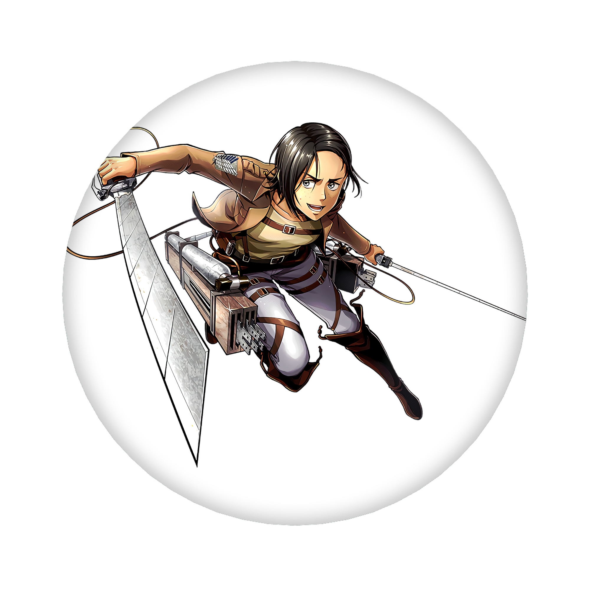 （画像用） 進撃の巨人 Attack on Titan 6cm 缶バッジ 複数セット