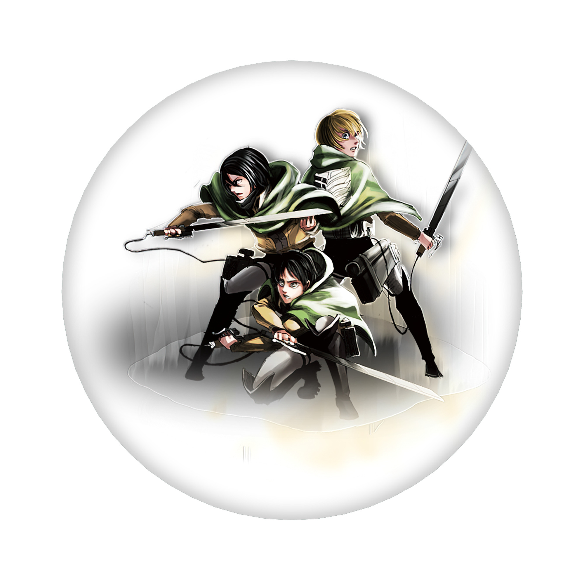 （画像用） 進撃の巨人 Attack on Titan 6cm 缶バッジ 複数セット