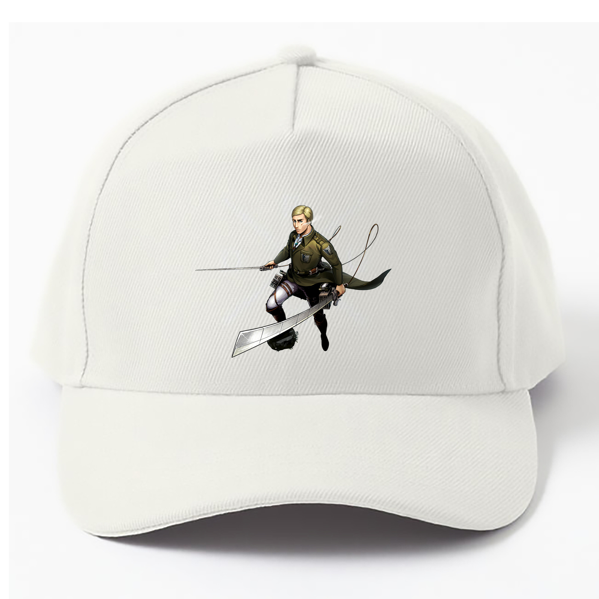 （画像用） 進撃の巨人 エルヴィン・スミス Attack on Titan Erwin Smith ベースボールキャップ 綿100％ 男女兼用 帽子 スポーツ