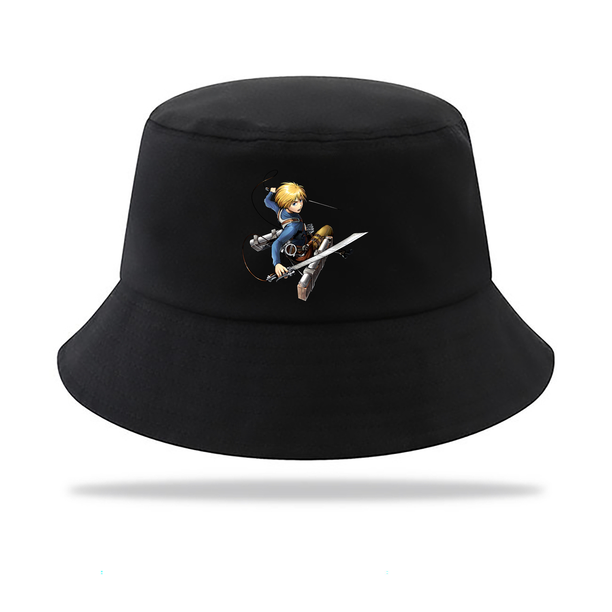 （画像用） 進撃の巨人 アルミン·アルレルト Attack on Titan Armin Arlert アウトドア日除けバケットハット
