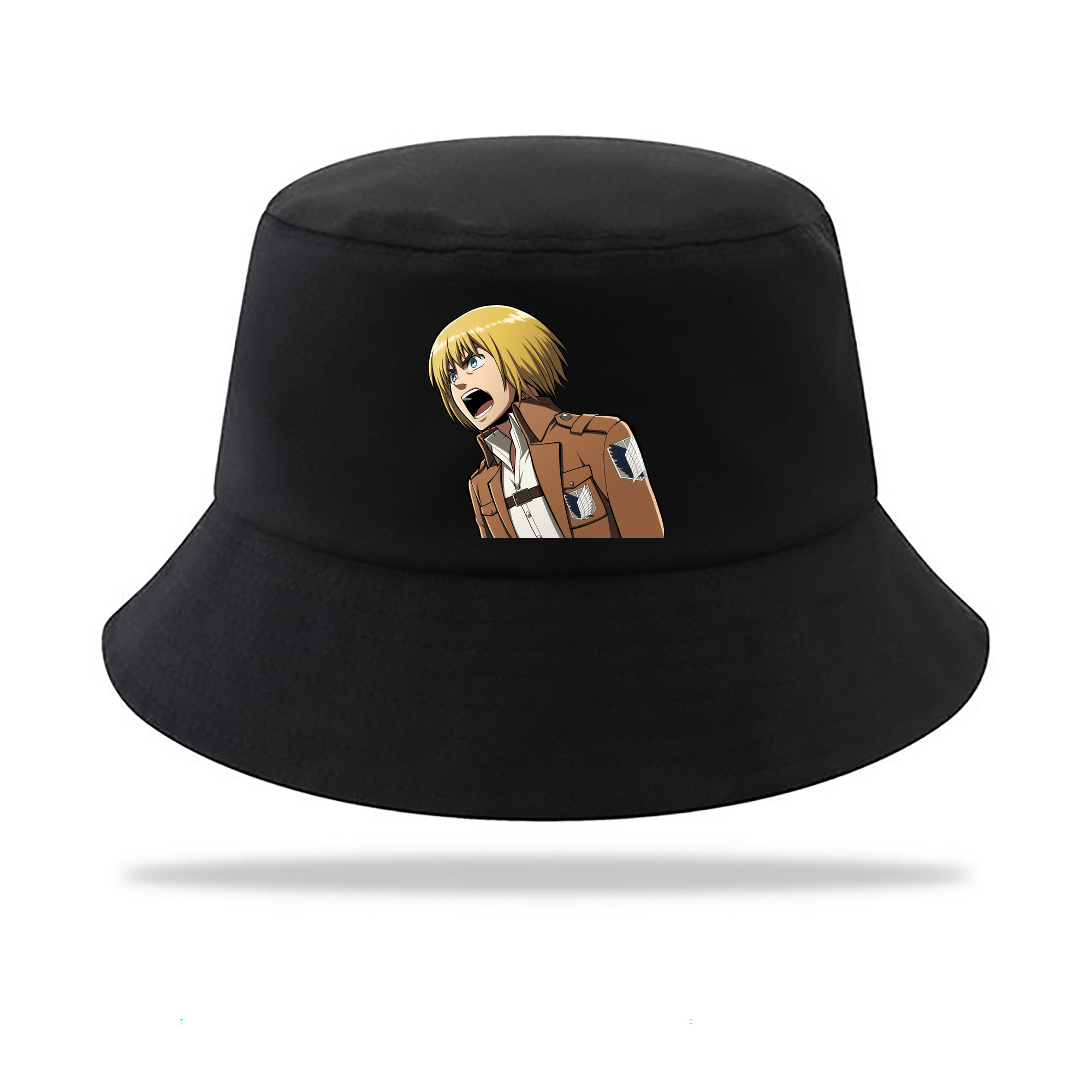 （画像用） 進撃の巨人 アルミン·アルレルト Attack on Titan Armin Arlert アウトドア日除けバケットハット