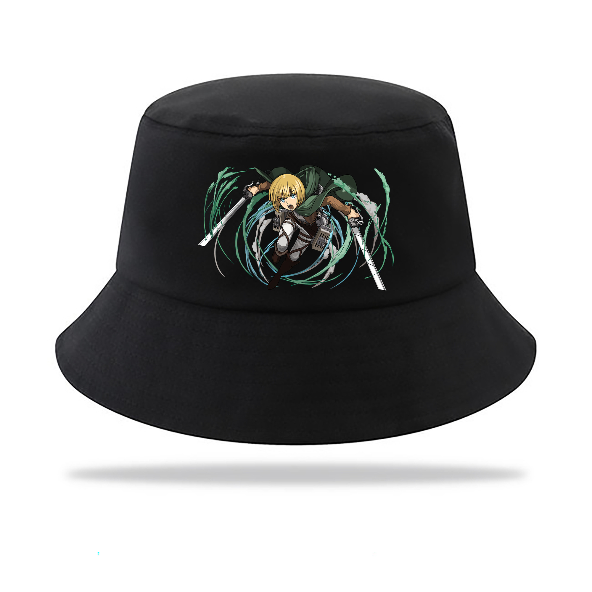 （画像用） 進撃の巨人 アルミン·アルレルト Attack on Titan Armin Arlert アウトドア日除けバケットハット