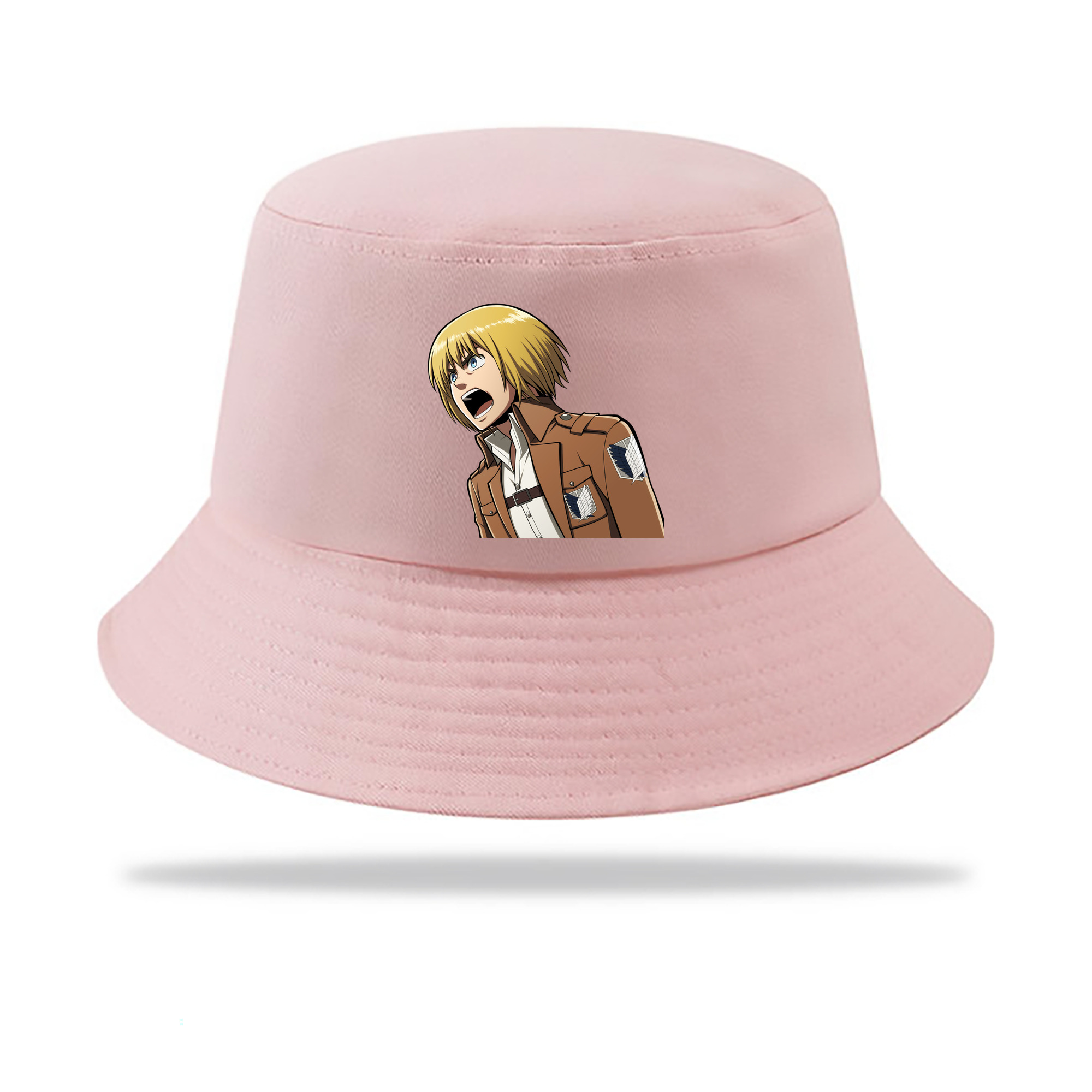 （画像用） 進撃の巨人 アルミン·アルレルト Attack on Titan Armin Arlert アウトドア日除けバケットハット