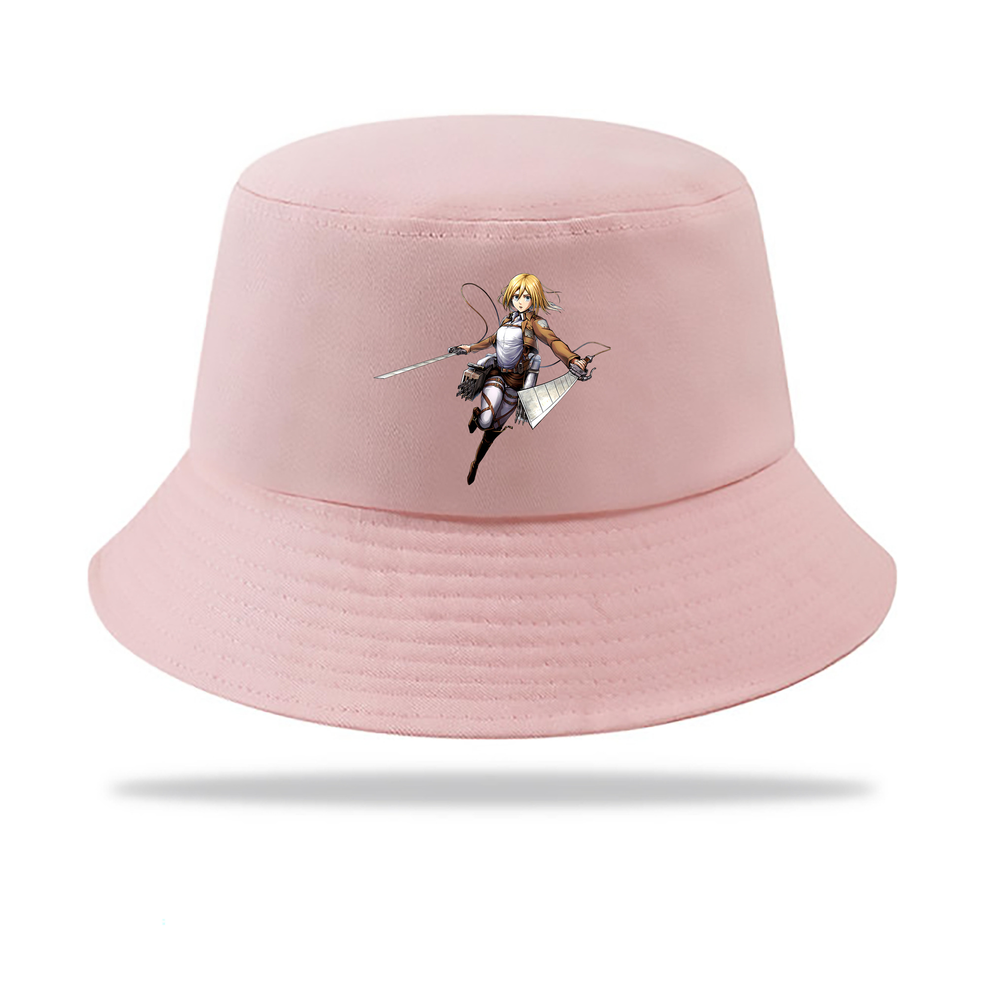 （画像用） 進撃の巨人 クリスタ·レンズ Attack on Titan Christa Lenz アウトドア日除けバケットハット