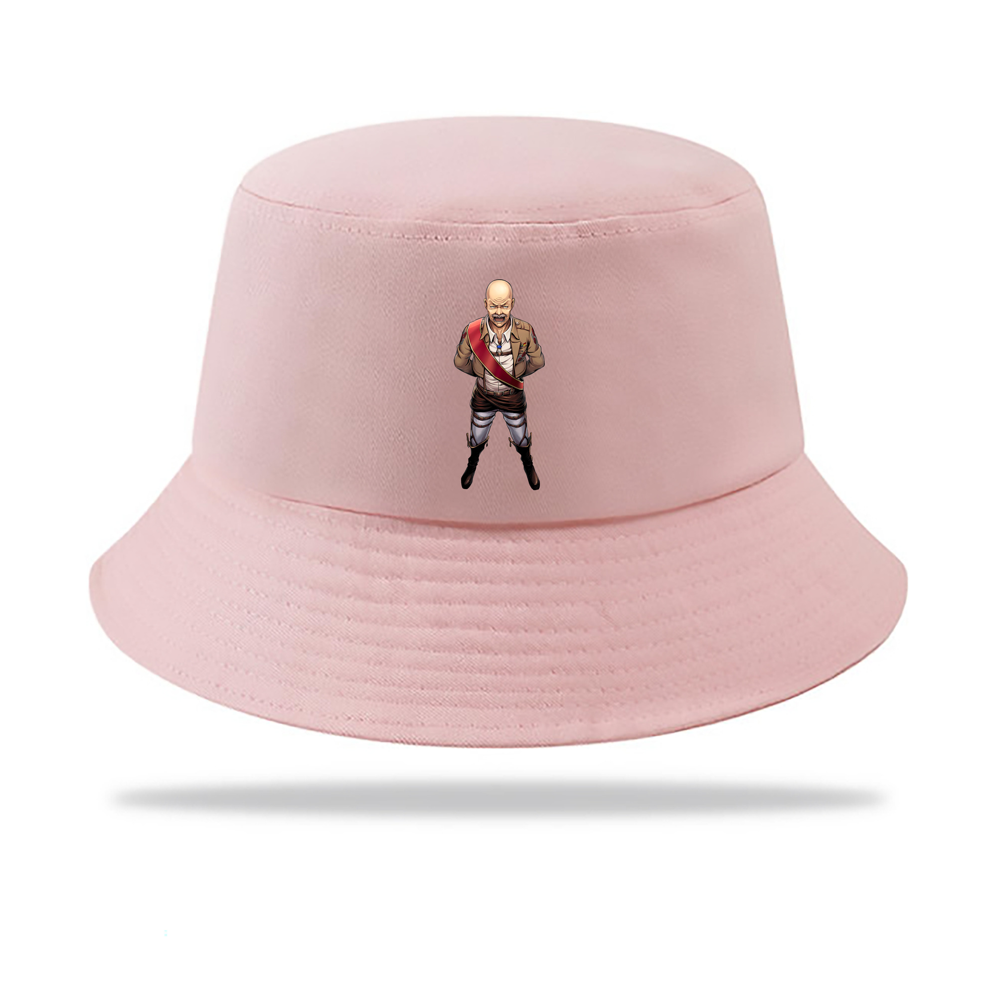 （画像用） 進撃の巨人 ドット·ピクシス Attack on Titan Dot Pixis アウトドア日除けバケットハット