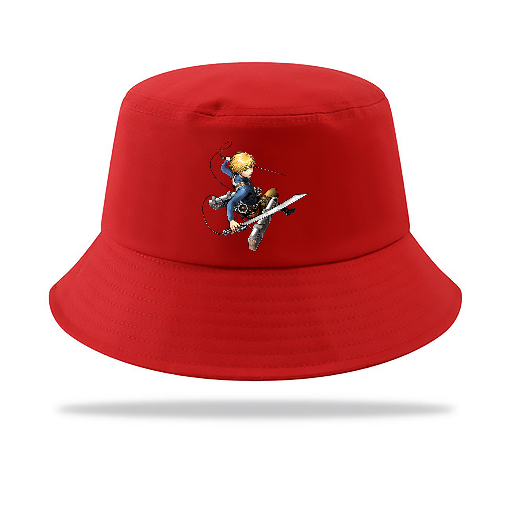 （画像用） 進撃の巨人 アルミン·アルレルト Attack on Titan Armin Arlert アウトドア日除けバケットハット