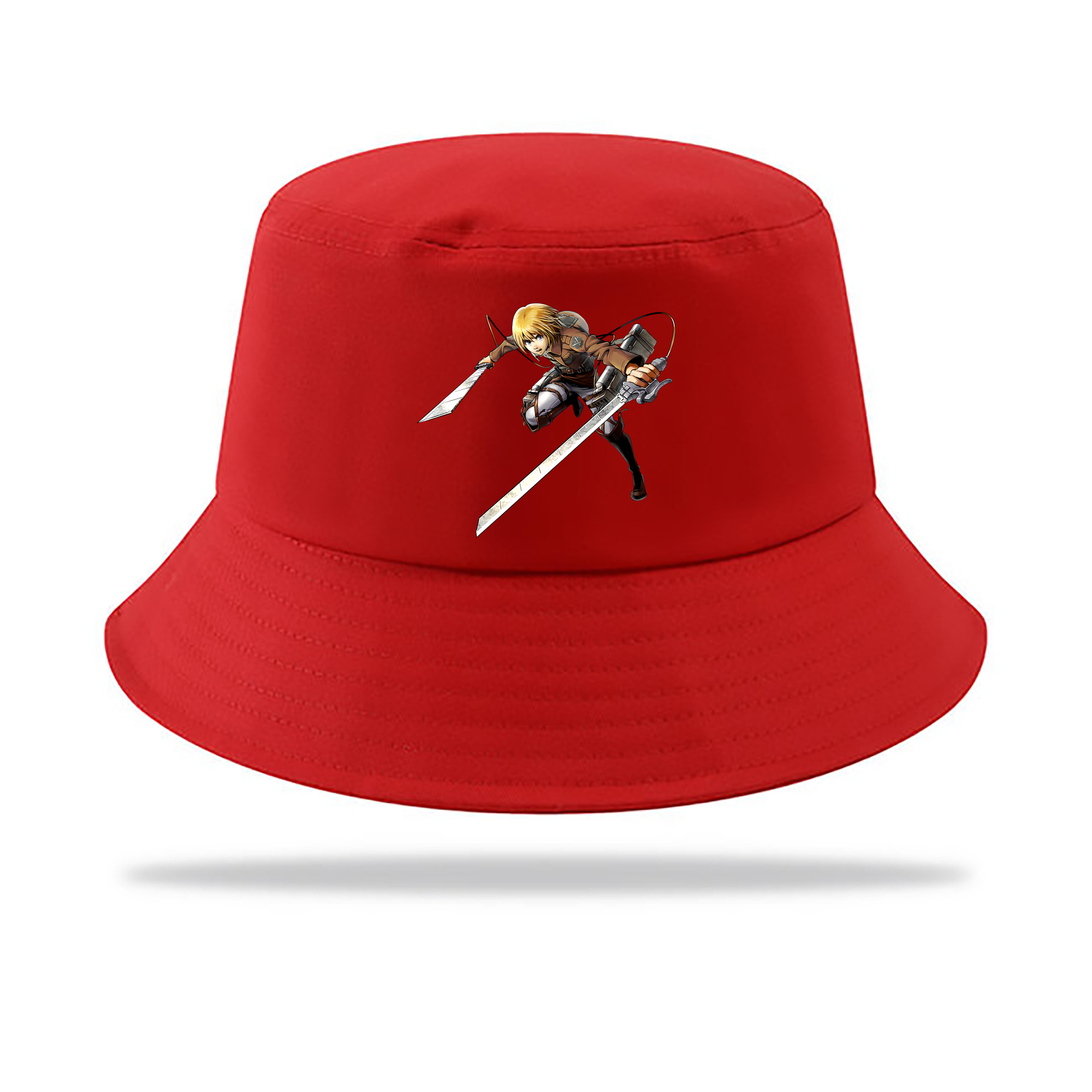 （画像用） 進撃の巨人 アルミン·アルレルト Attack on Titan Armin Arlert アウトドア日除けバケットハット