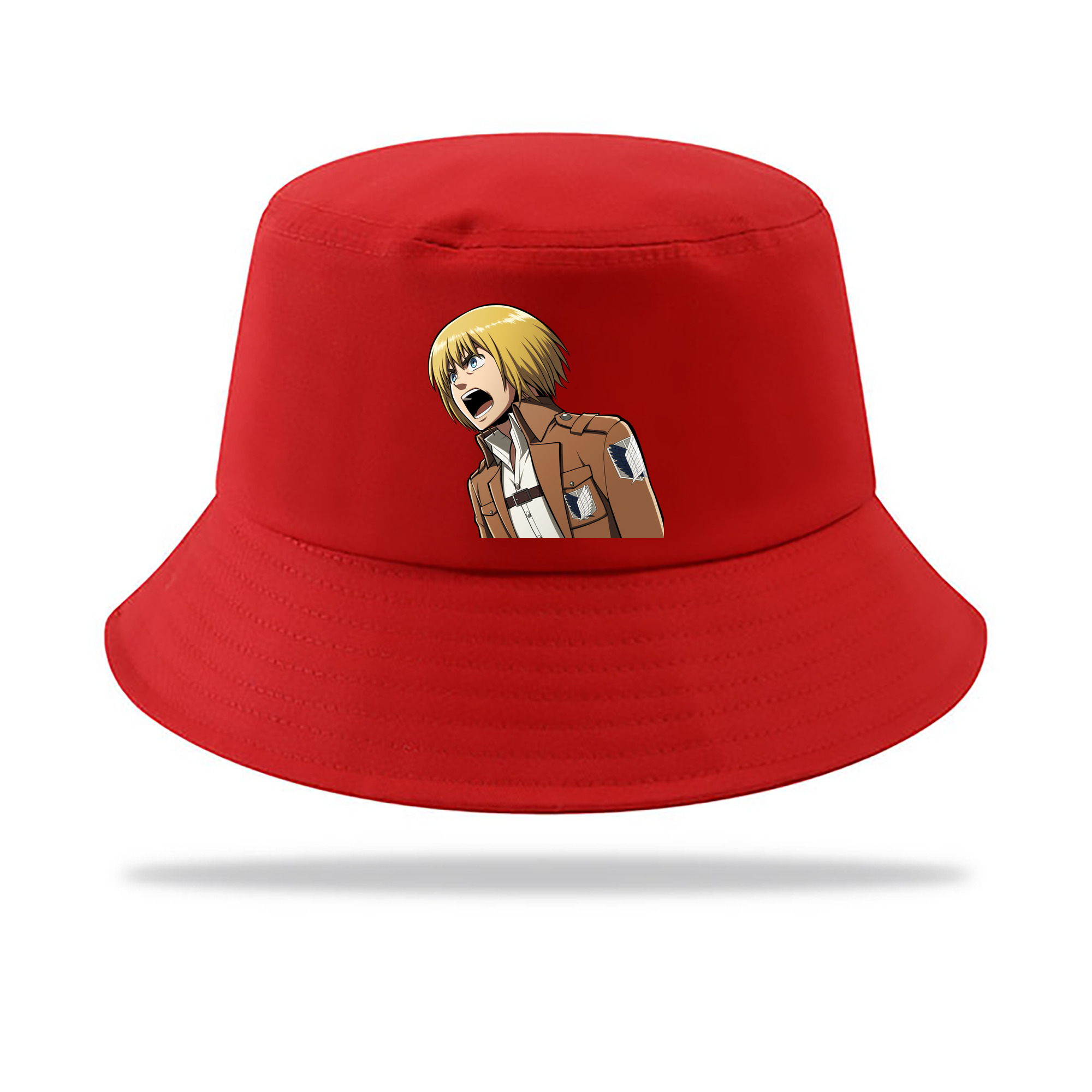 （画像用） 進撃の巨人 アルミン·アルレルト Attack on Titan Armin Arlert アウトドア日除けバケットハット