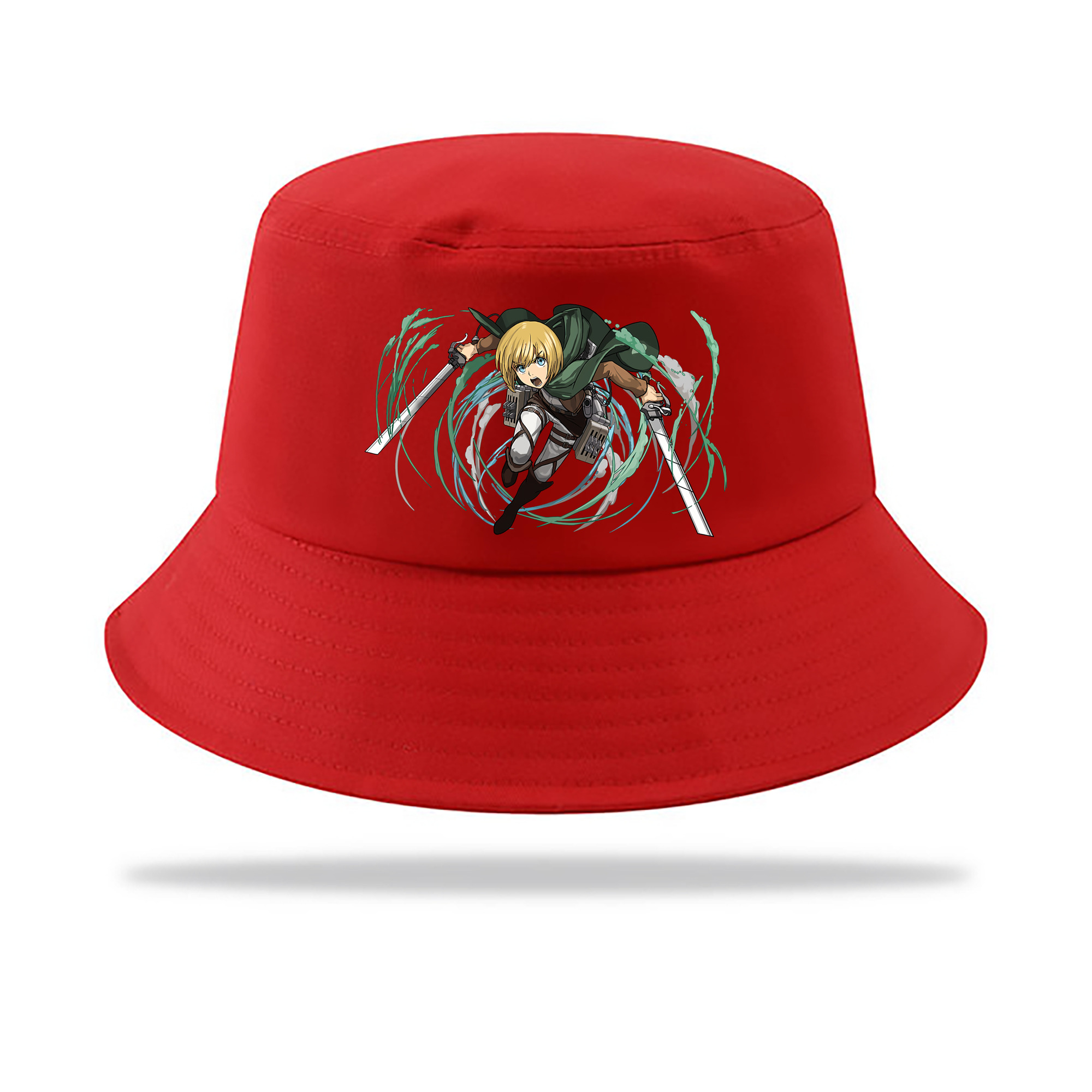 （画像用） 進撃の巨人 アルミン·アルレルト Attack on Titan Armin Arlert アウトドア日除けバケットハット