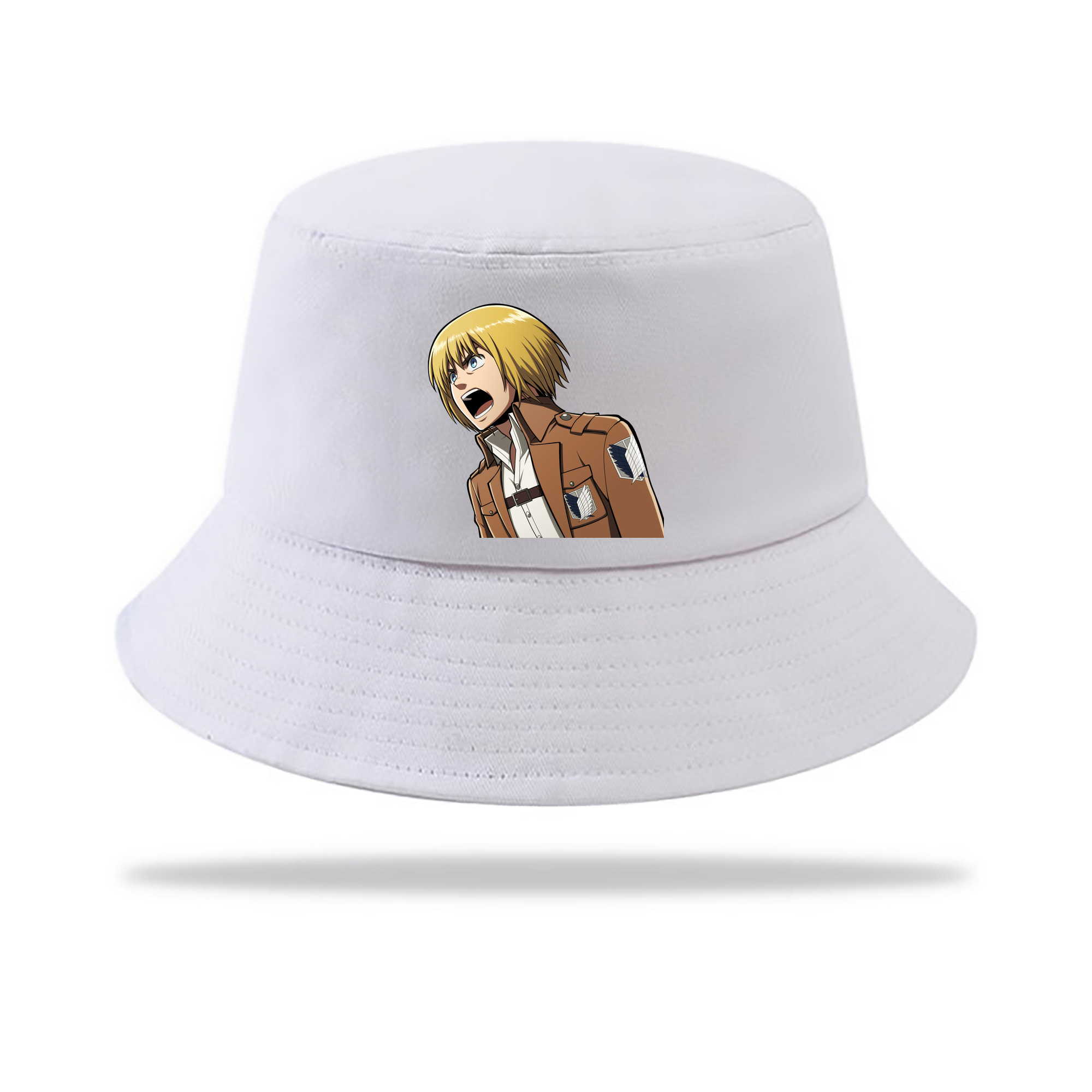 （画像用） 進撃の巨人 アルミン·アルレルト Attack on Titan Armin Arlert アウトドア日除けバケットハット