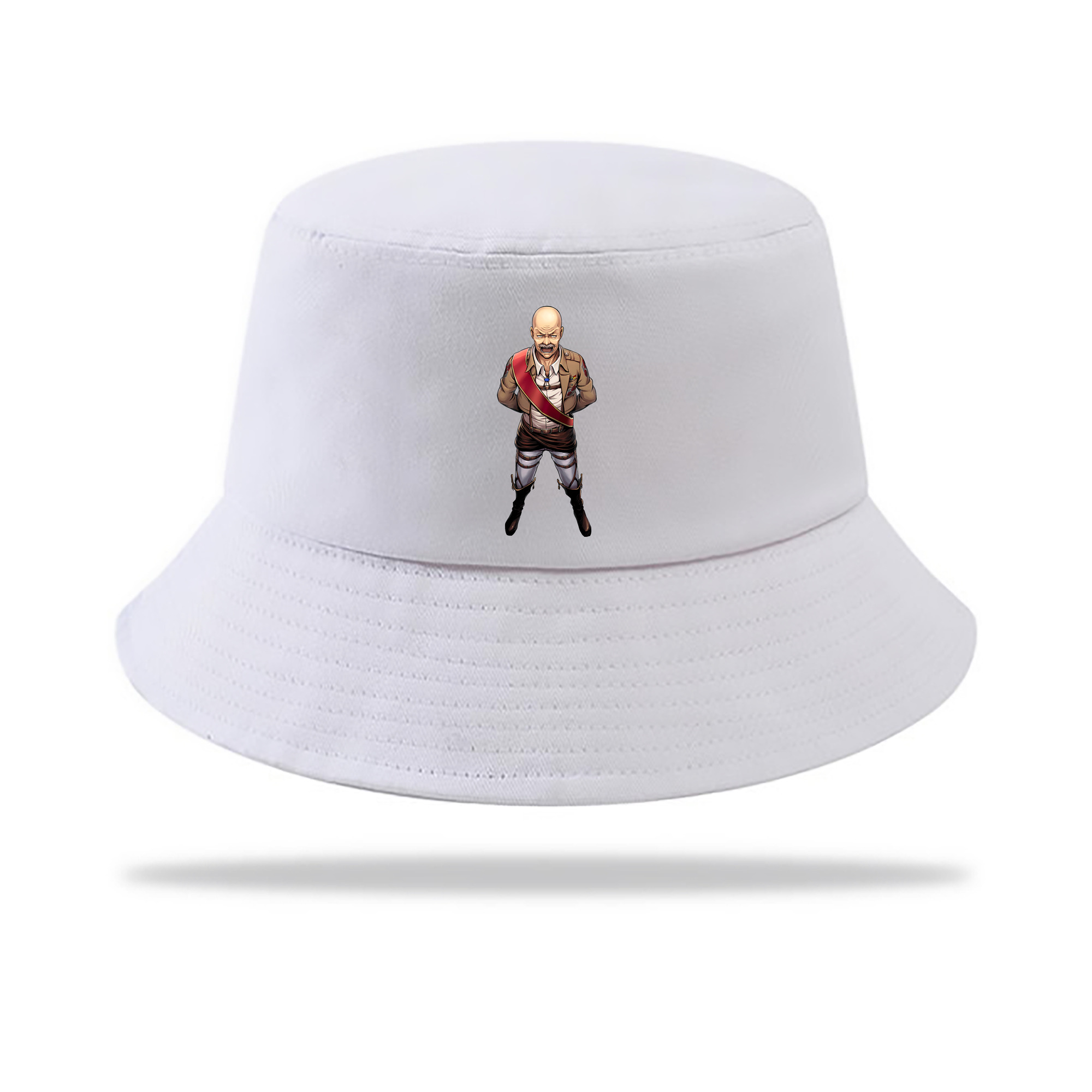 （画像用） 進撃の巨人 ドット·ピクシス Attack on Titan Dot Pixis アウトドア日除けバケットハット