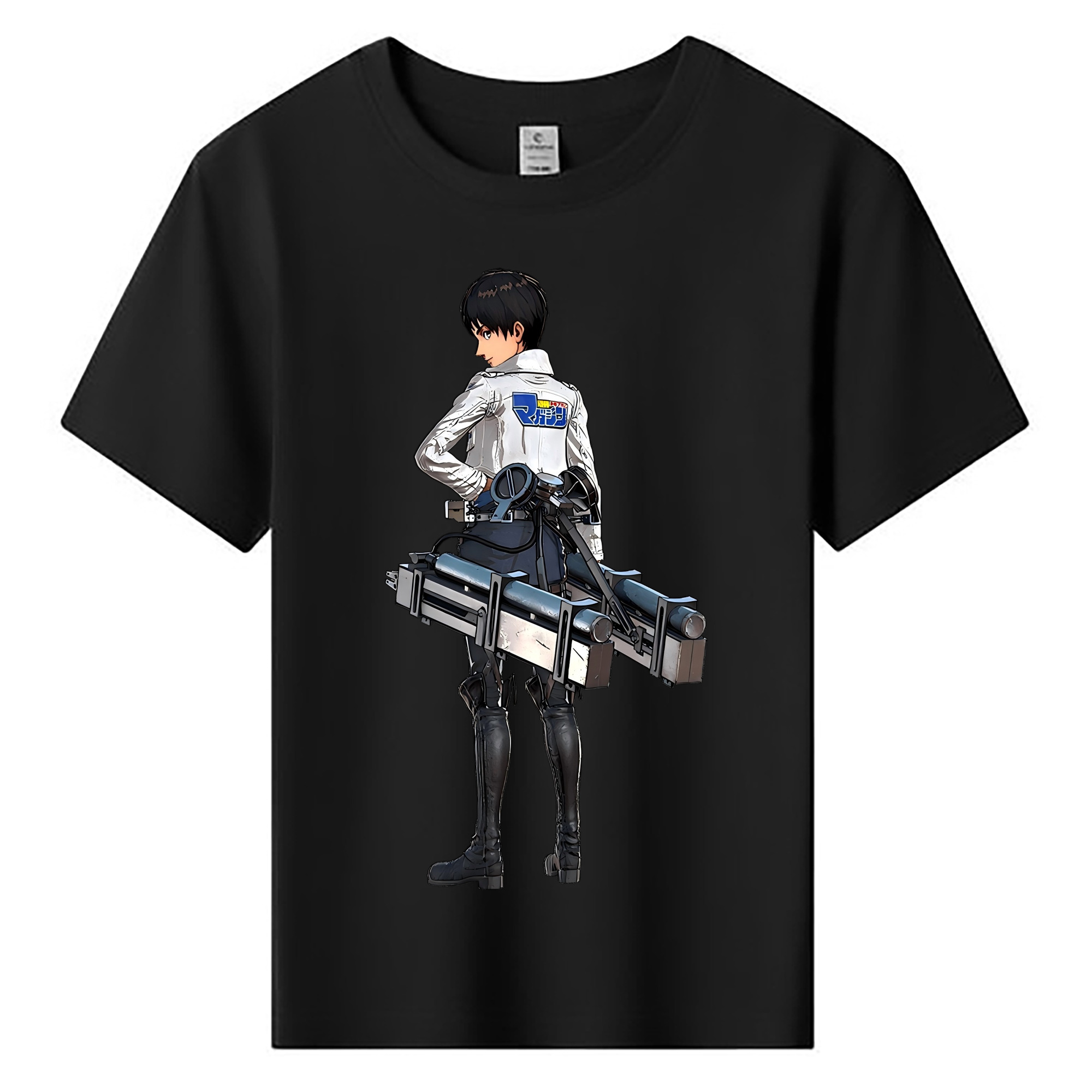（画像用） 進撃の巨人 エレン･イェーガー Attack on Titan Eren Jäger 綿100％キッズTシャツ（フロントプリント）