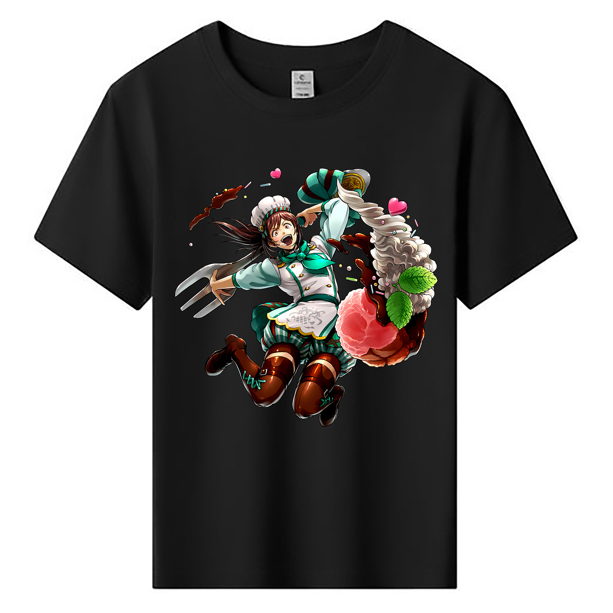 （画像用） 進撃の巨人 サシャ·ブラウス Attack on Titan Sasha Blaus 綿100％キッズTシャツ（フロントプリント）