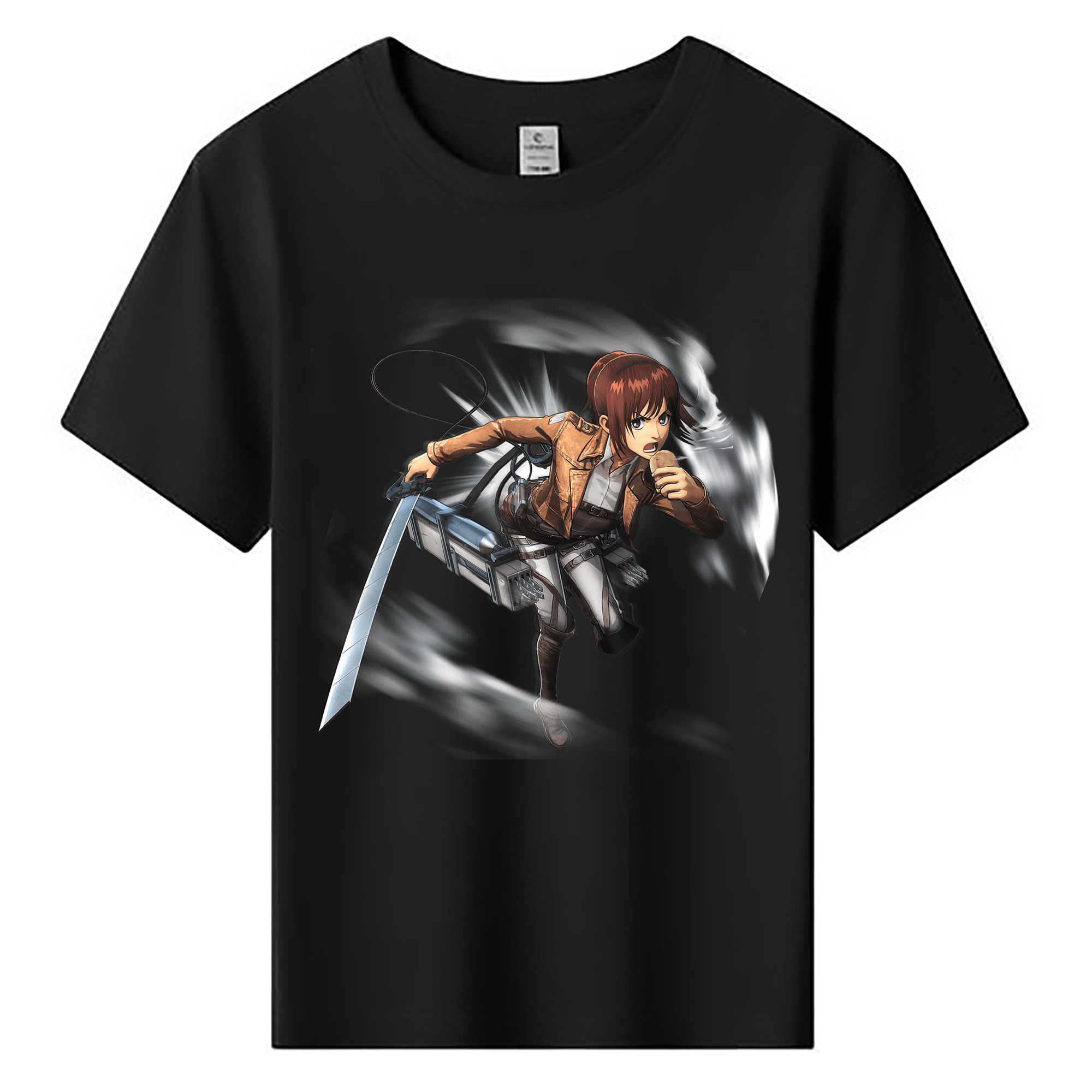 （画像用） 進撃の巨人 サシャ·ブラウス Attack on Titan Sasha Blaus 綿100％キッズTシャツ（フロントプリント）