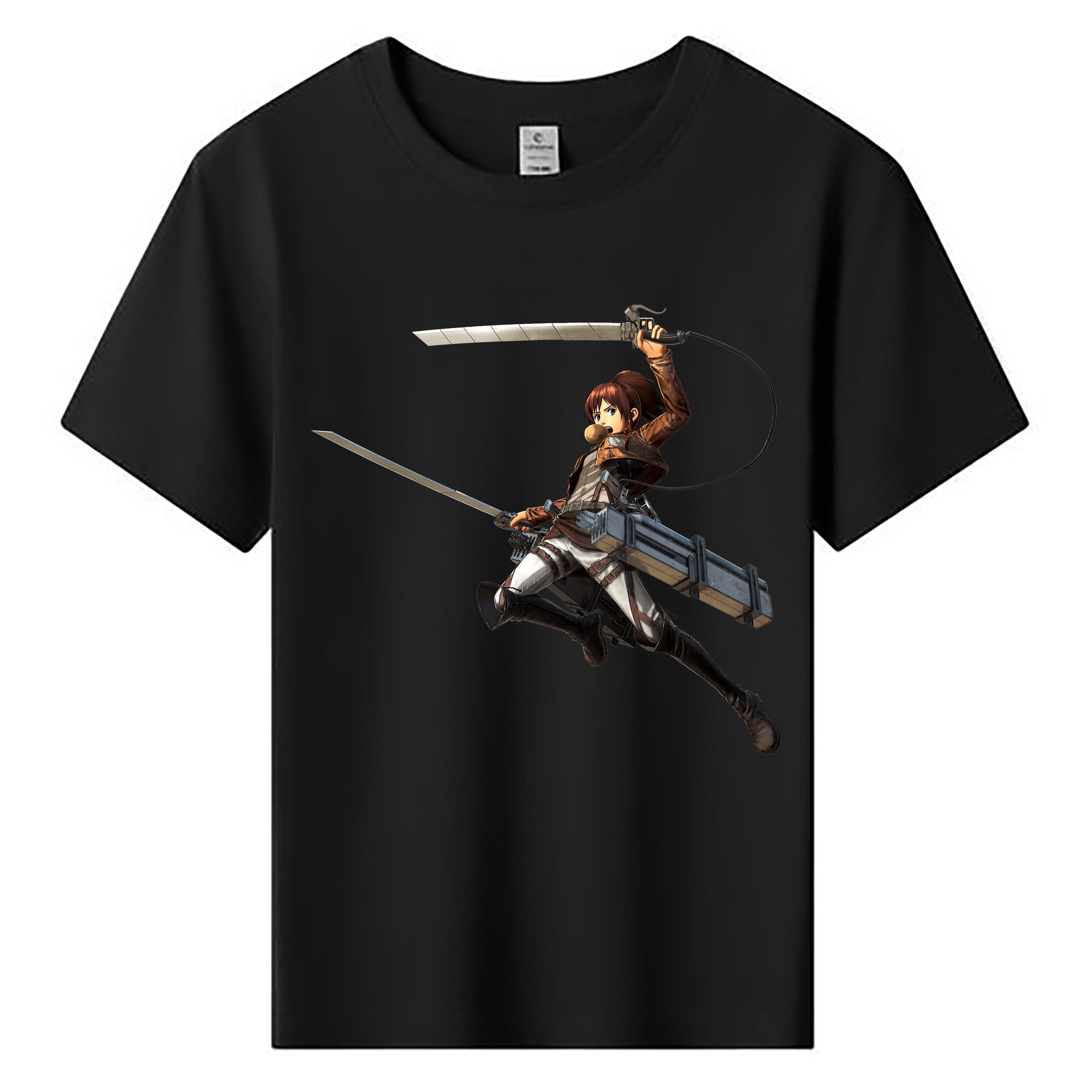 （画像用） 進撃の巨人 サシャ·ブラウス Attack on Titan Sasha Blaus 綿100％キッズTシャツ（フロントプリント）