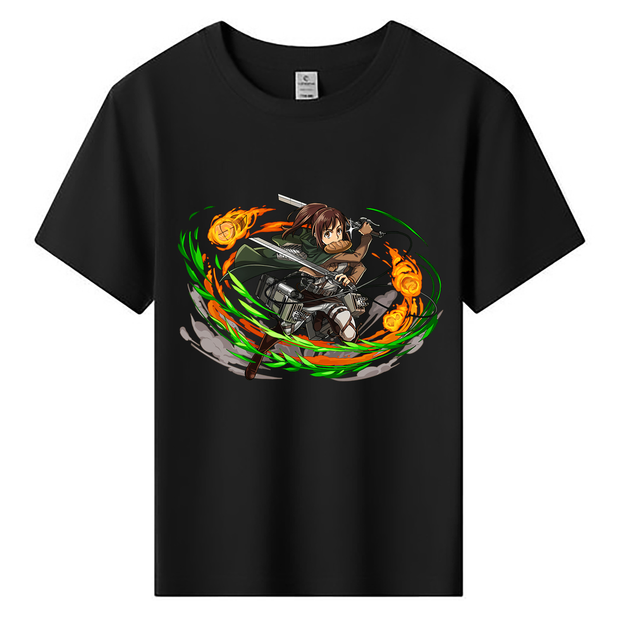 （画像用） 進撃の巨人 サシャ·ブラウス Attack on Titan Sasha Blaus 綿100％キッズTシャツ（フロントプリント）