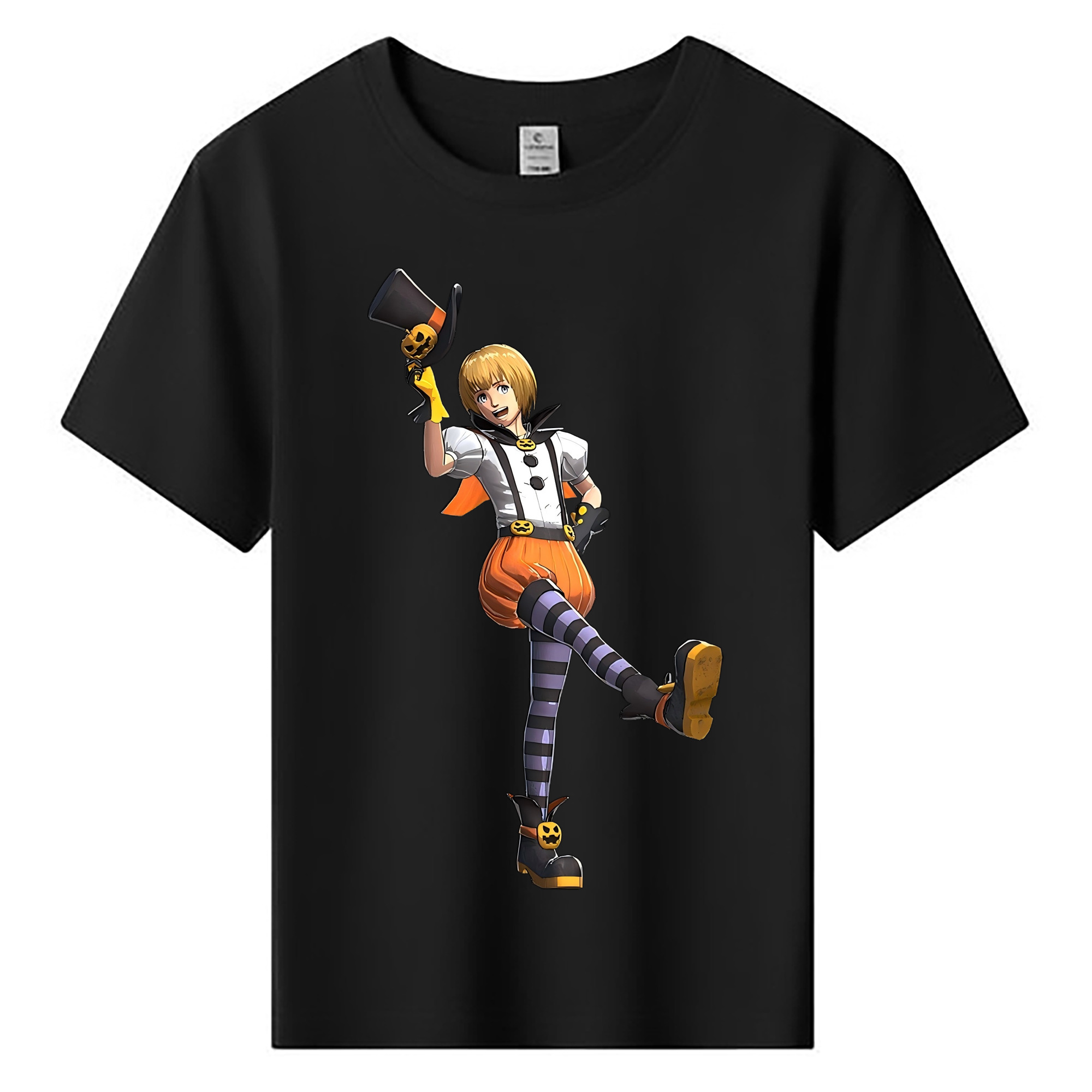 （画像用） 進撃の巨人 アルミン·アルレルト Attack on Titan Armin Arlert 綿100％キッズTシャツ（フロントプリント）