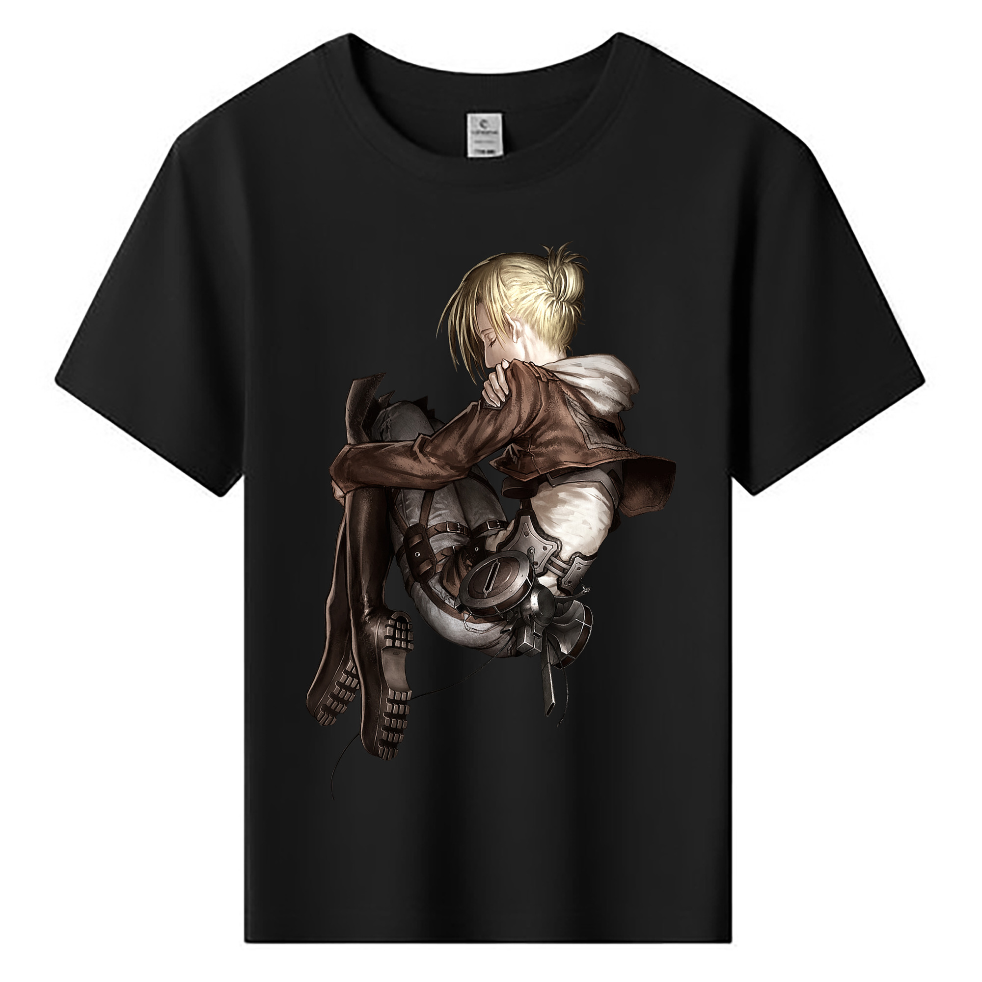 （画像用） 進撃の巨人 アニ・レオンハート Attack on Titan Annie Leonhart 綿100％キッズTシャツ（フロントプリント）