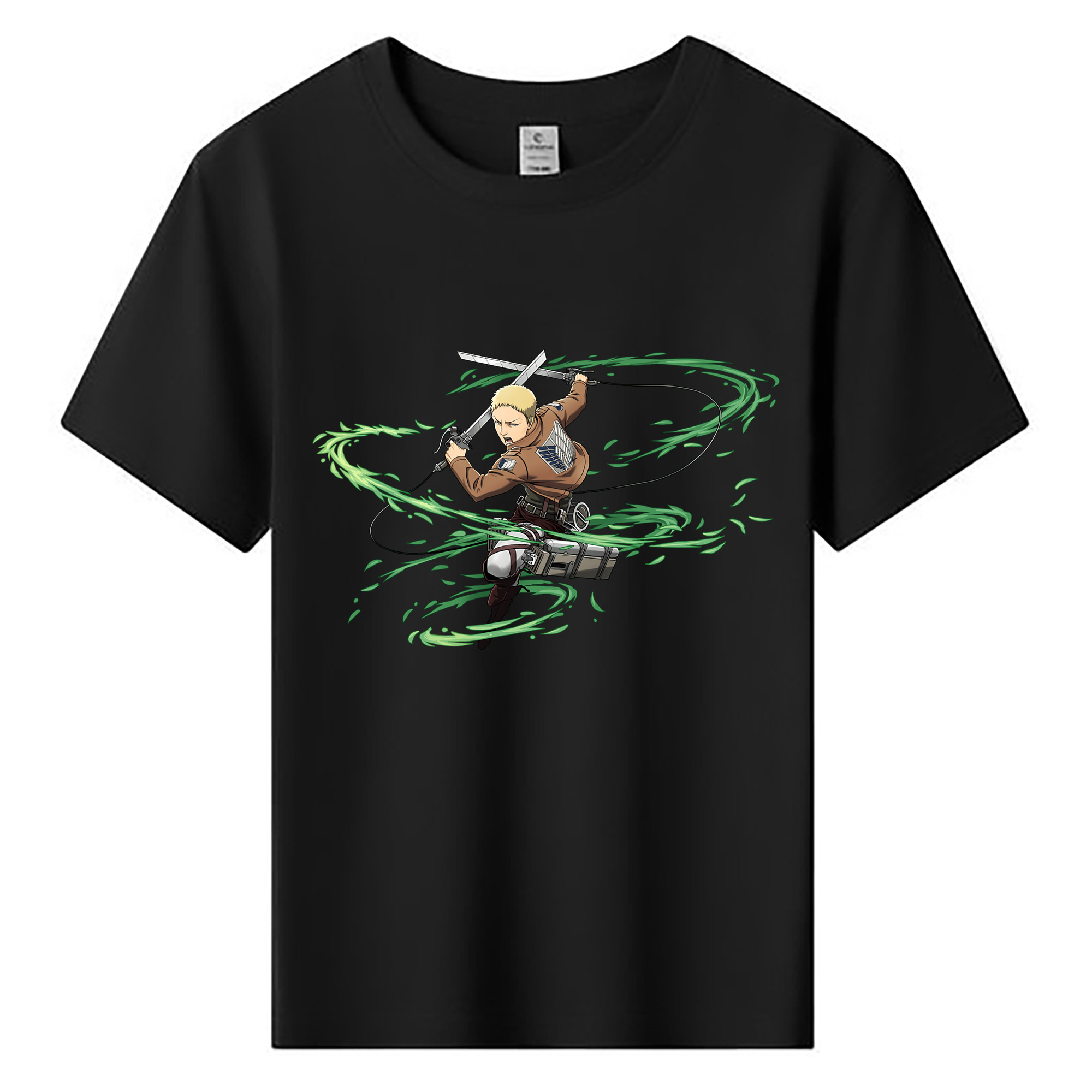 （画像用） 進撃の巨人 ライナー・ブラウン Attack on Titan Reiner Braun 綿100％キッズTシャツ（フロントプリント）