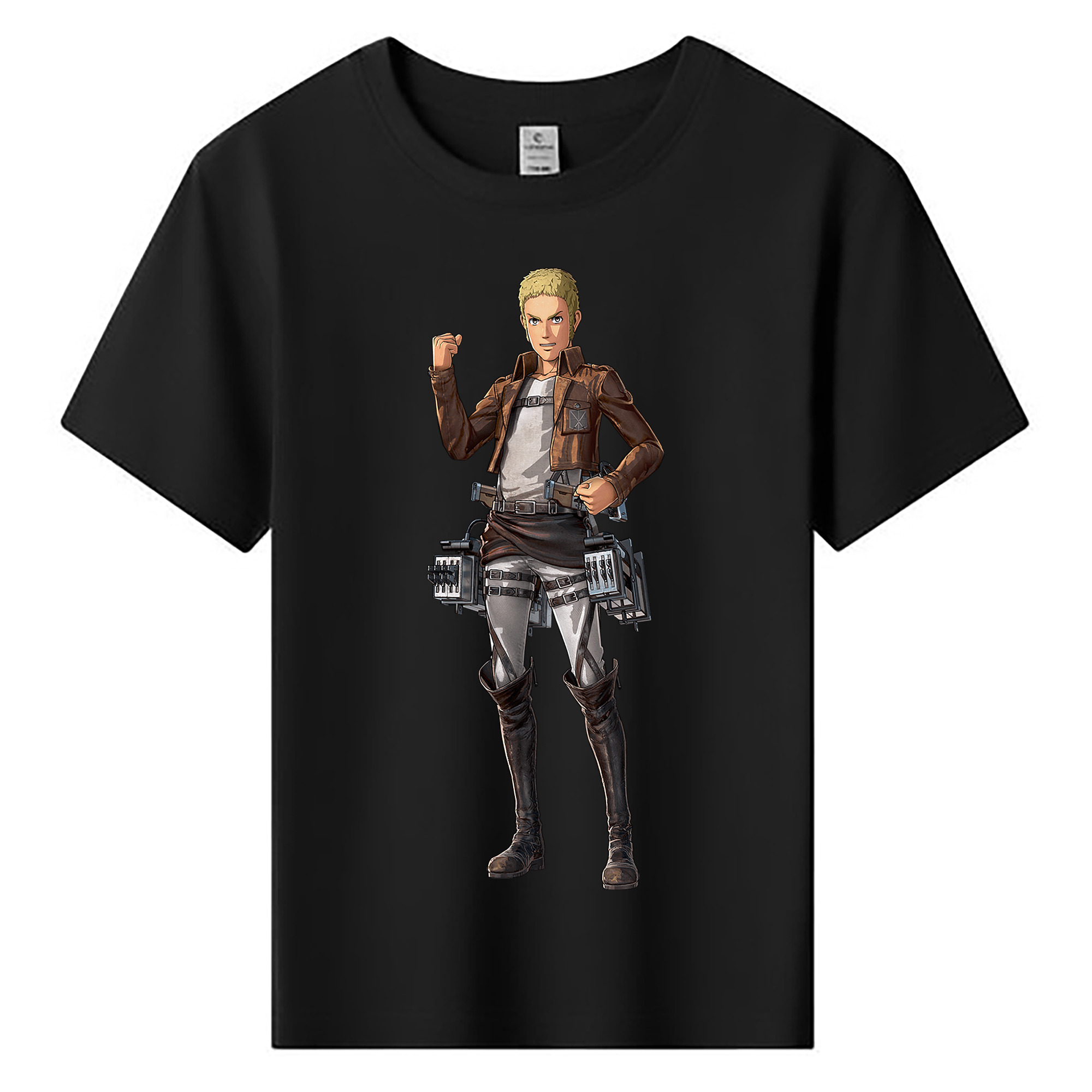 （画像用） 進撃の巨人 ライナー・ブラウン Attack on Titan Reiner Braun 綿100％キッズTシャツ（フロントプリント）
