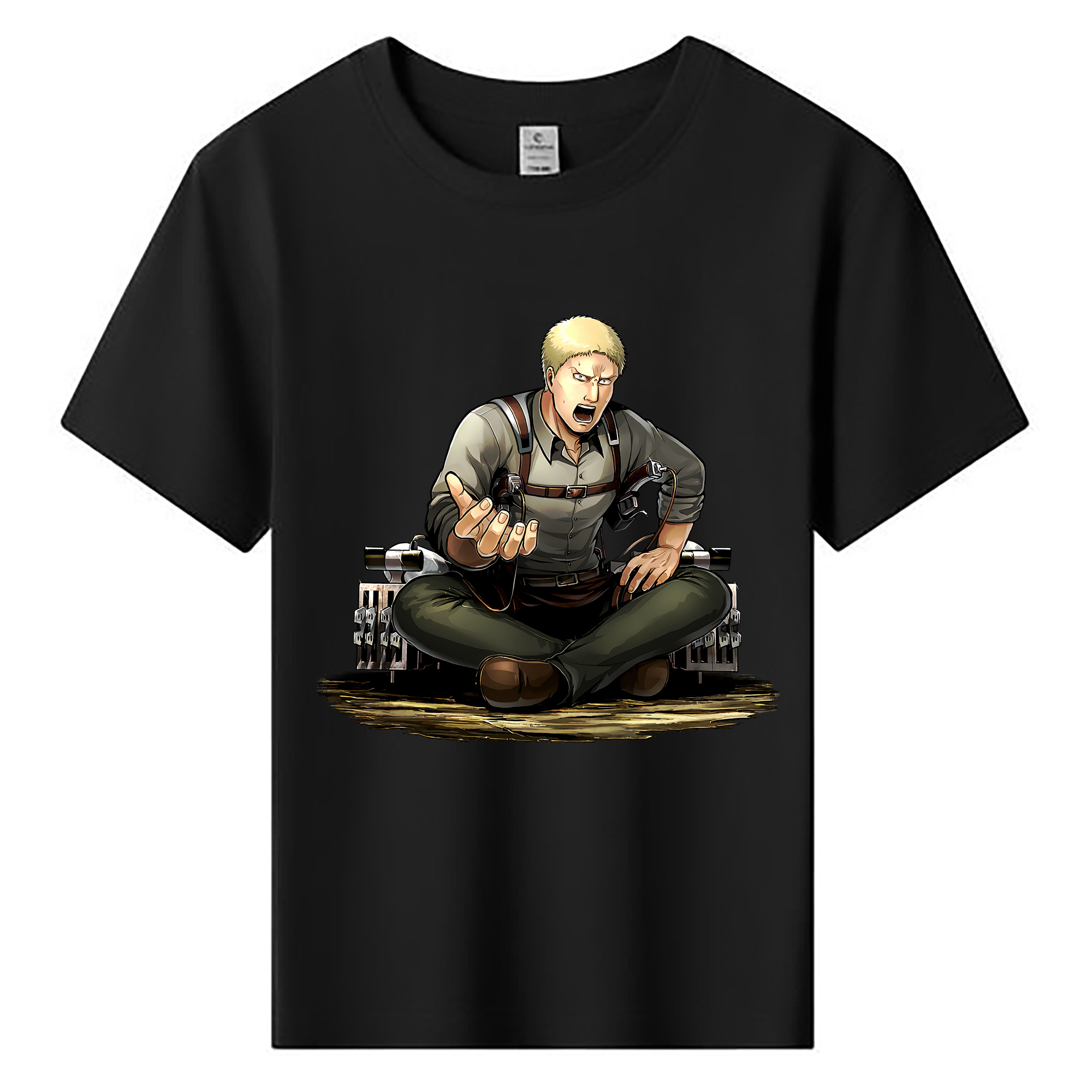 （画像用） 進撃の巨人 ライナー・ブラウン Attack on Titan Reiner Braun 綿100％キッズTシャツ（フロントプリント）