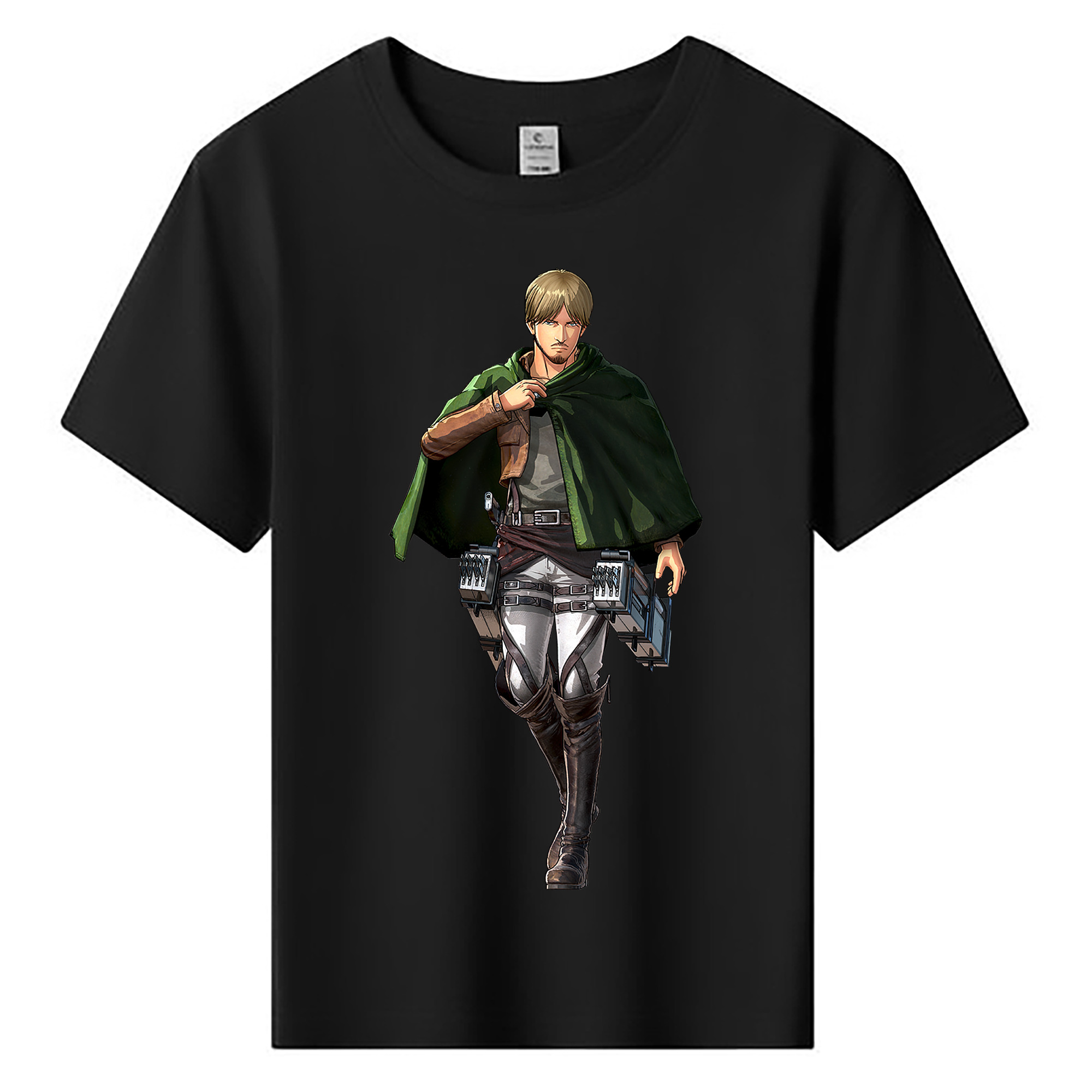 （画像用） 進撃の巨人 ミケ·ザカリアス Attack on Titan Mike Zakarius 綿100％キッズTシャツ（フロントプリント）