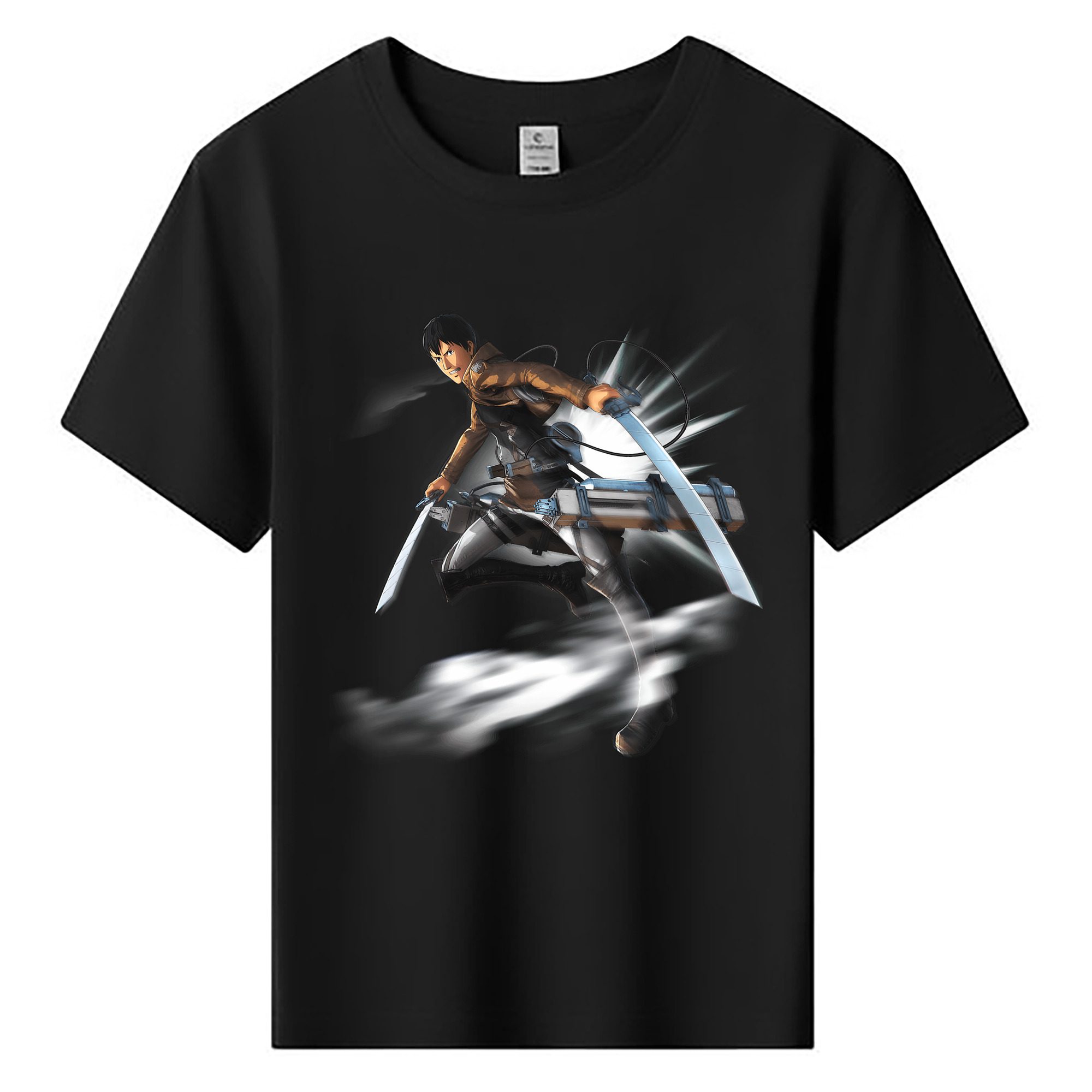 （画像用） 進撃の巨人 ベルトルト・フーバー Attack on Titan Bertholdt Hoover 綿100％キッズTシャツ（フロントプリント）