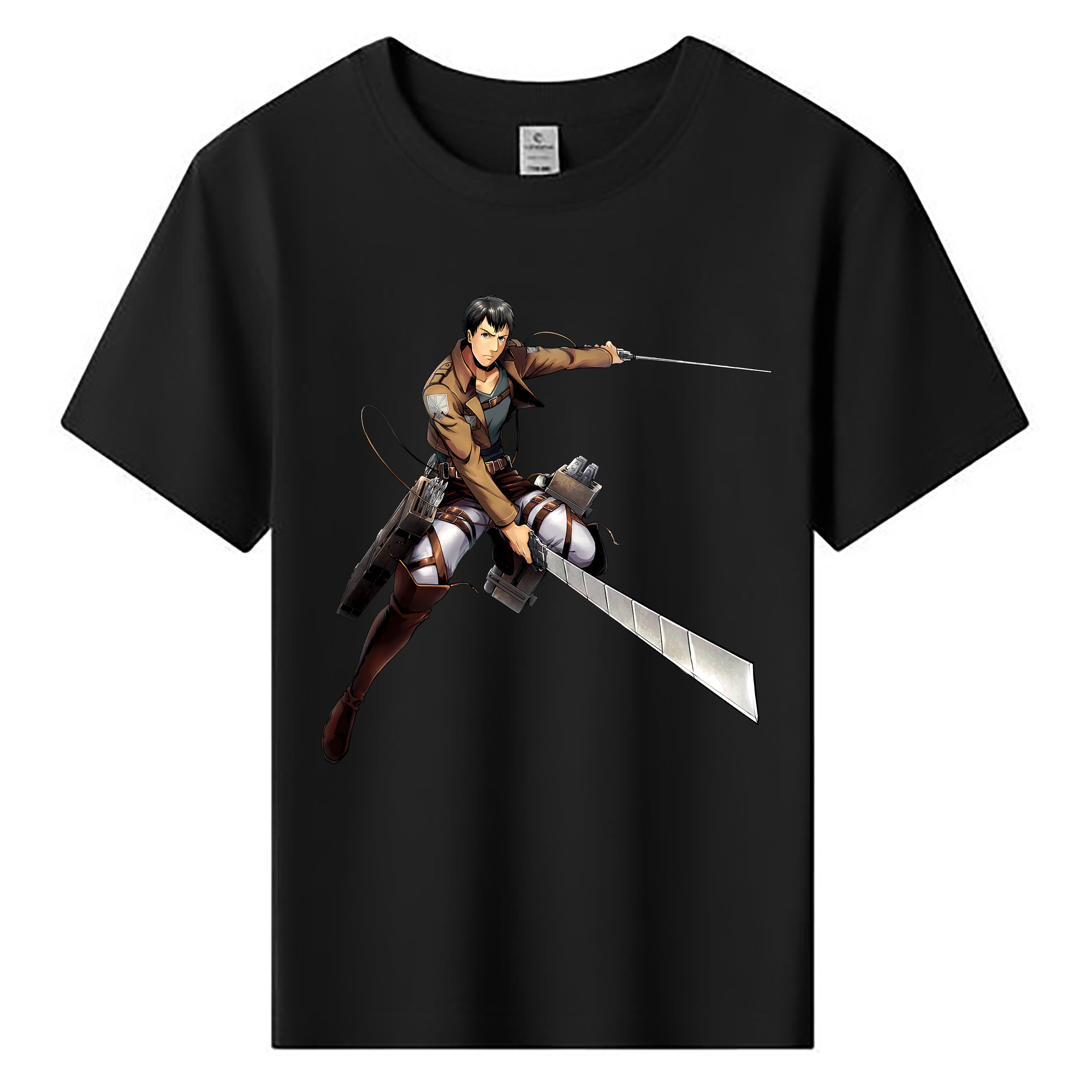 （画像用） 進撃の巨人 ベルトルト・フーバー Attack on Titan Bertholdt Hoover 綿100％キッズTシャツ（フロントプリント）