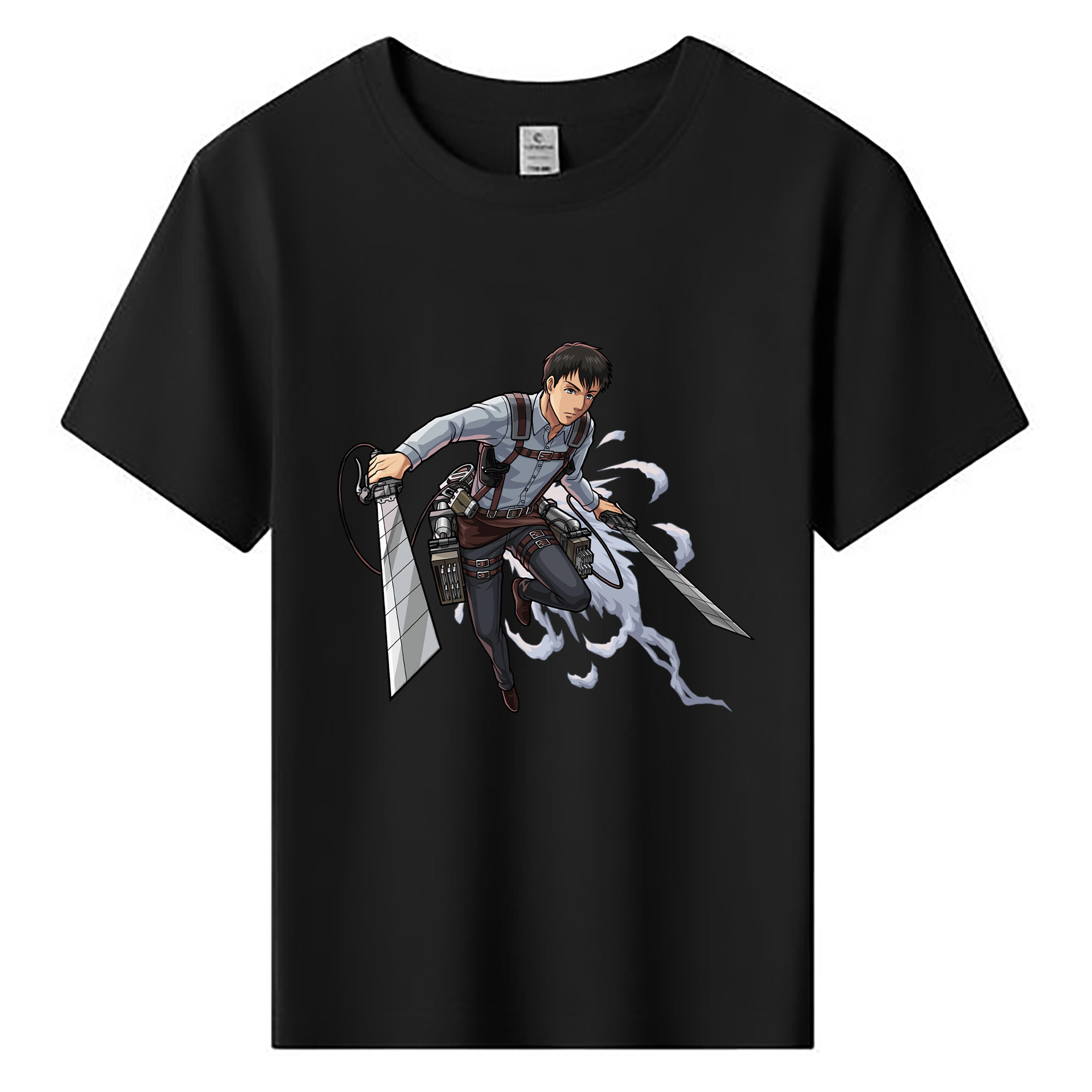 （画像用） 進撃の巨人 ベルトルト・フーバー Attack on Titan Bertholdt Hoover 綿100％キッズTシャツ（フロントプリント）
