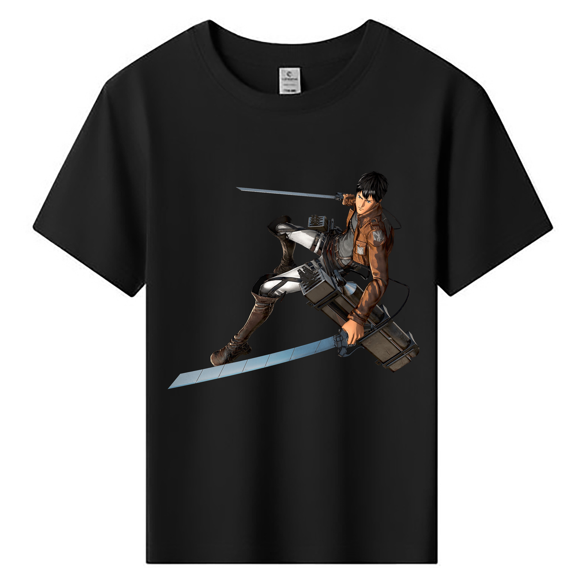 （画像用） 進撃の巨人 ベルトルト・フーバー Attack on Titan Bertholdt Hoover 綿100％キッズTシャツ（フロントプリント）