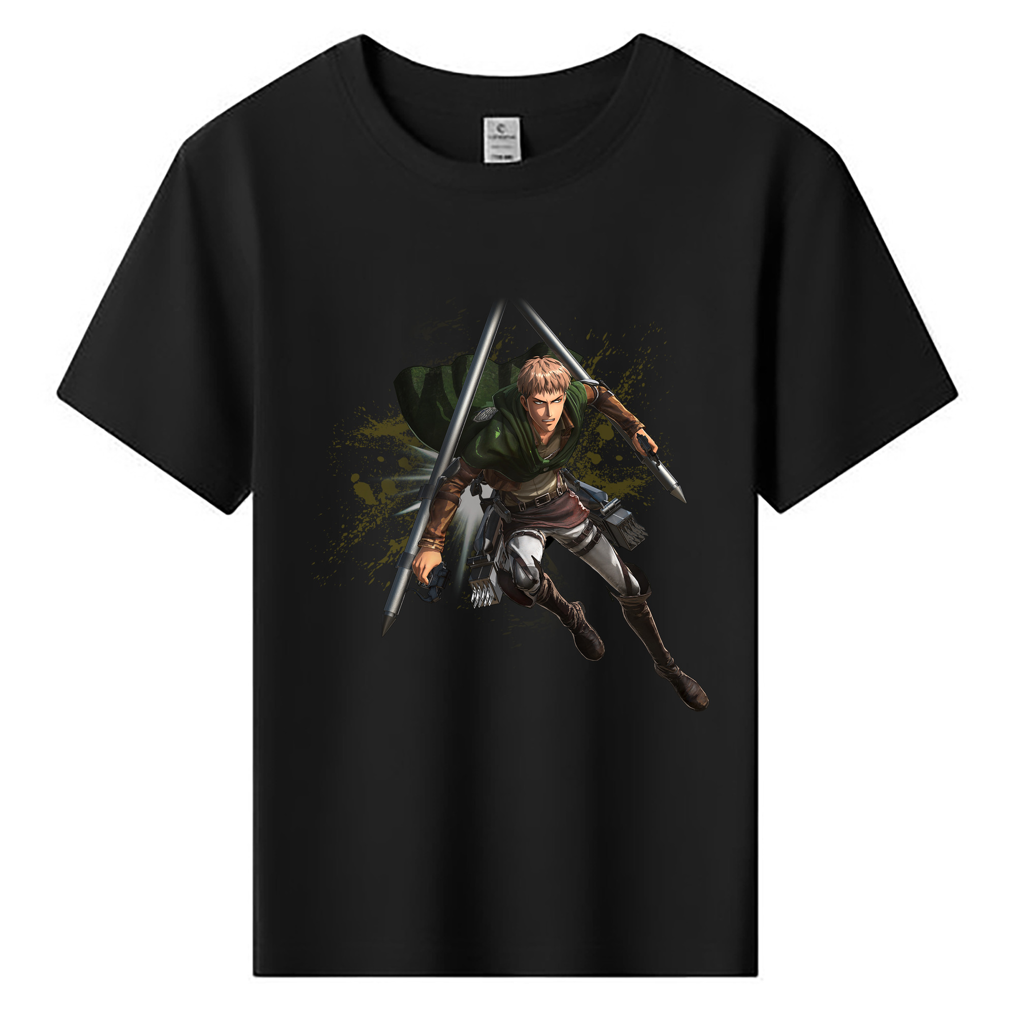 （画像用） 進撃の巨人 ジャン・キルシュタイン Attack on Titan Jean Kirstein 綿100％キッズTシャツ（フロントプリント）