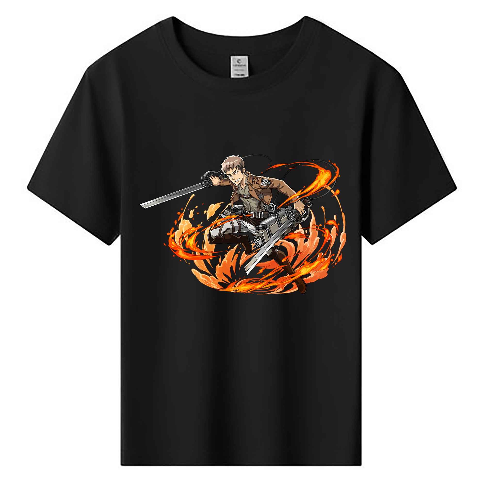 （画像用） 進撃の巨人 ジャン・キルシュタイン Attack on Titan Jean Kirstein 綿100％キッズTシャツ（フロントプリント）