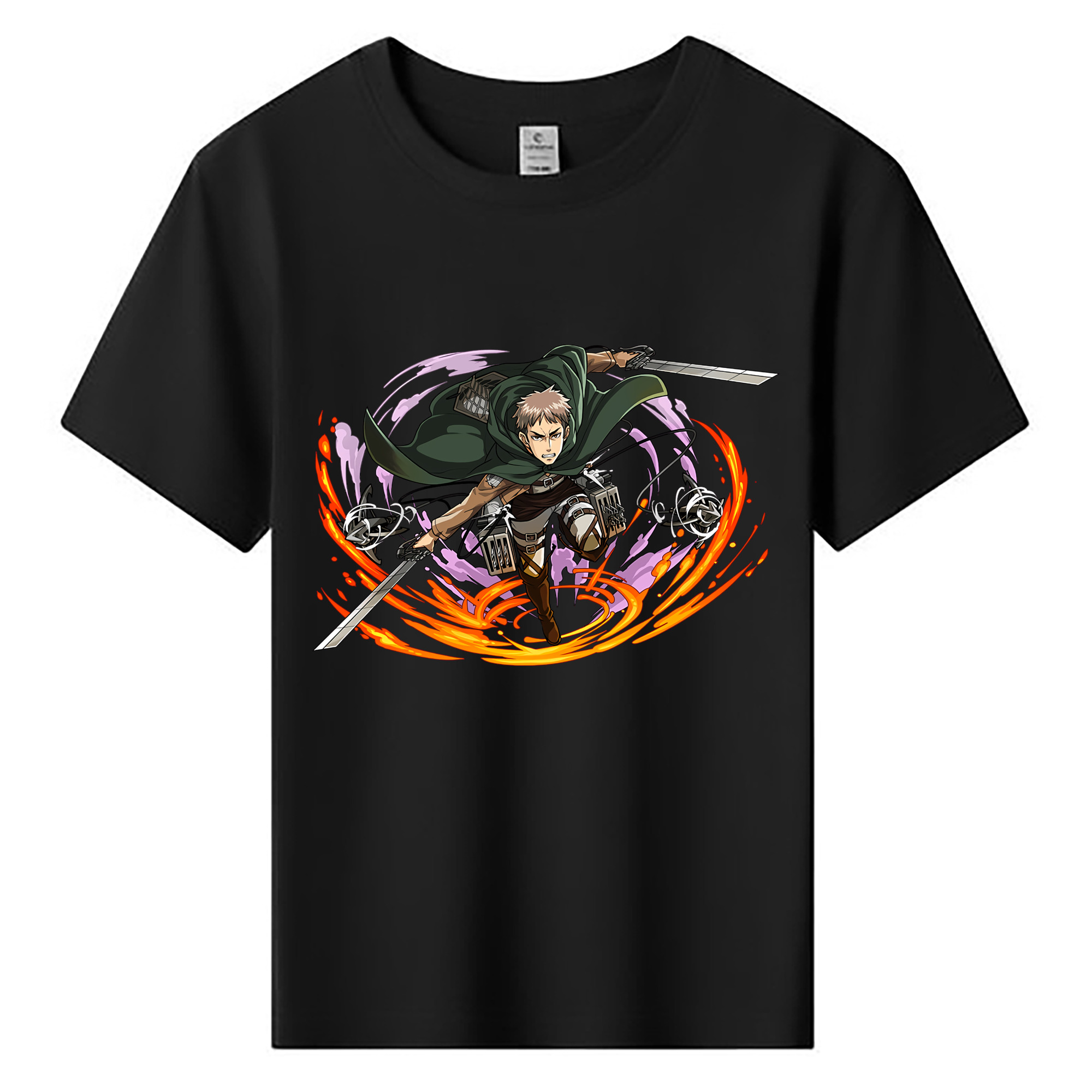 （画像用） 進撃の巨人 ジャン・キルシュタイン Attack on Titan Jean Kirstein 綿100％キッズTシャツ（フロントプリント）