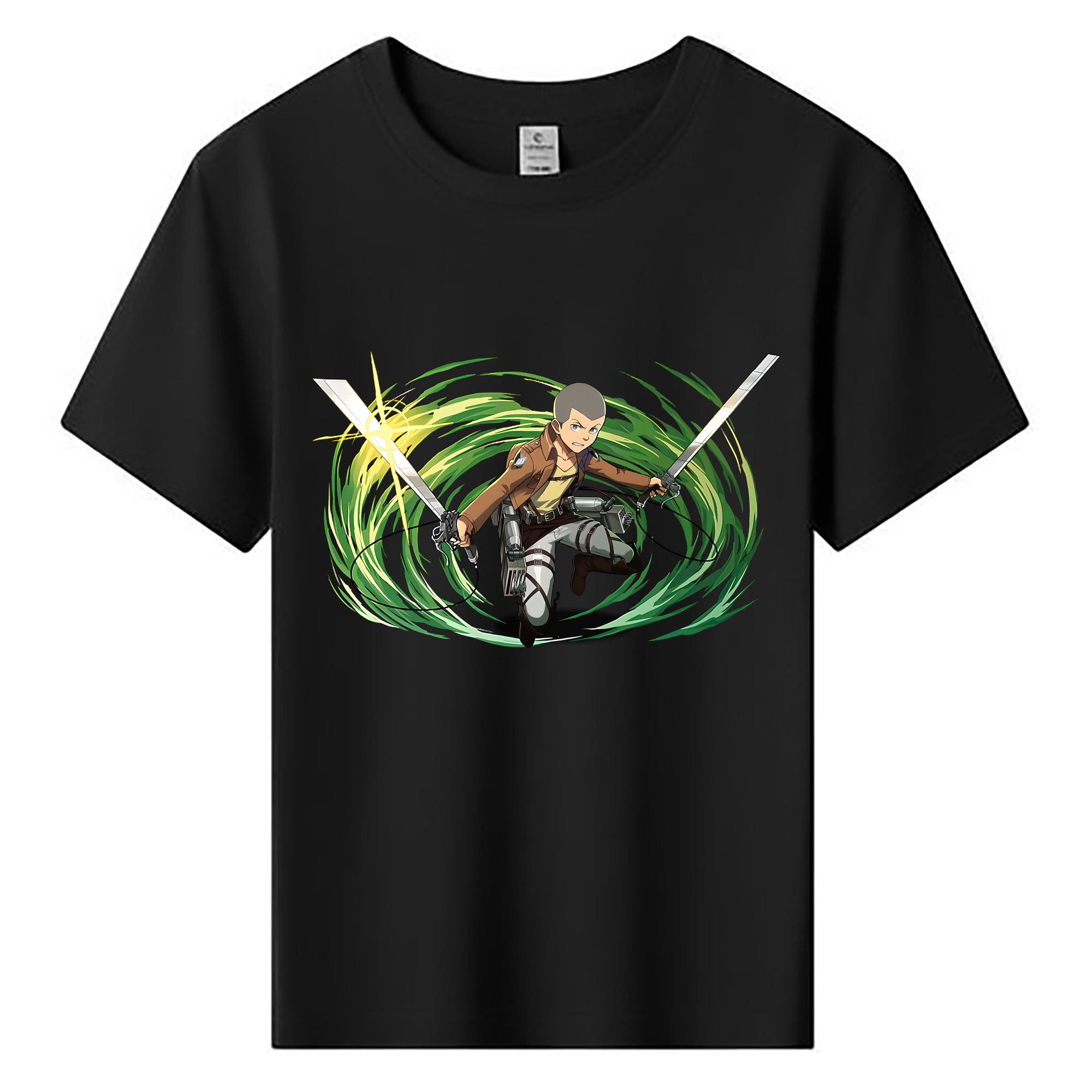 （画像用） 進撃の巨人 コニー·スプリンガー Attack on Titan Connie Springer 綿100％キッズTシャツ（フロントプリント）