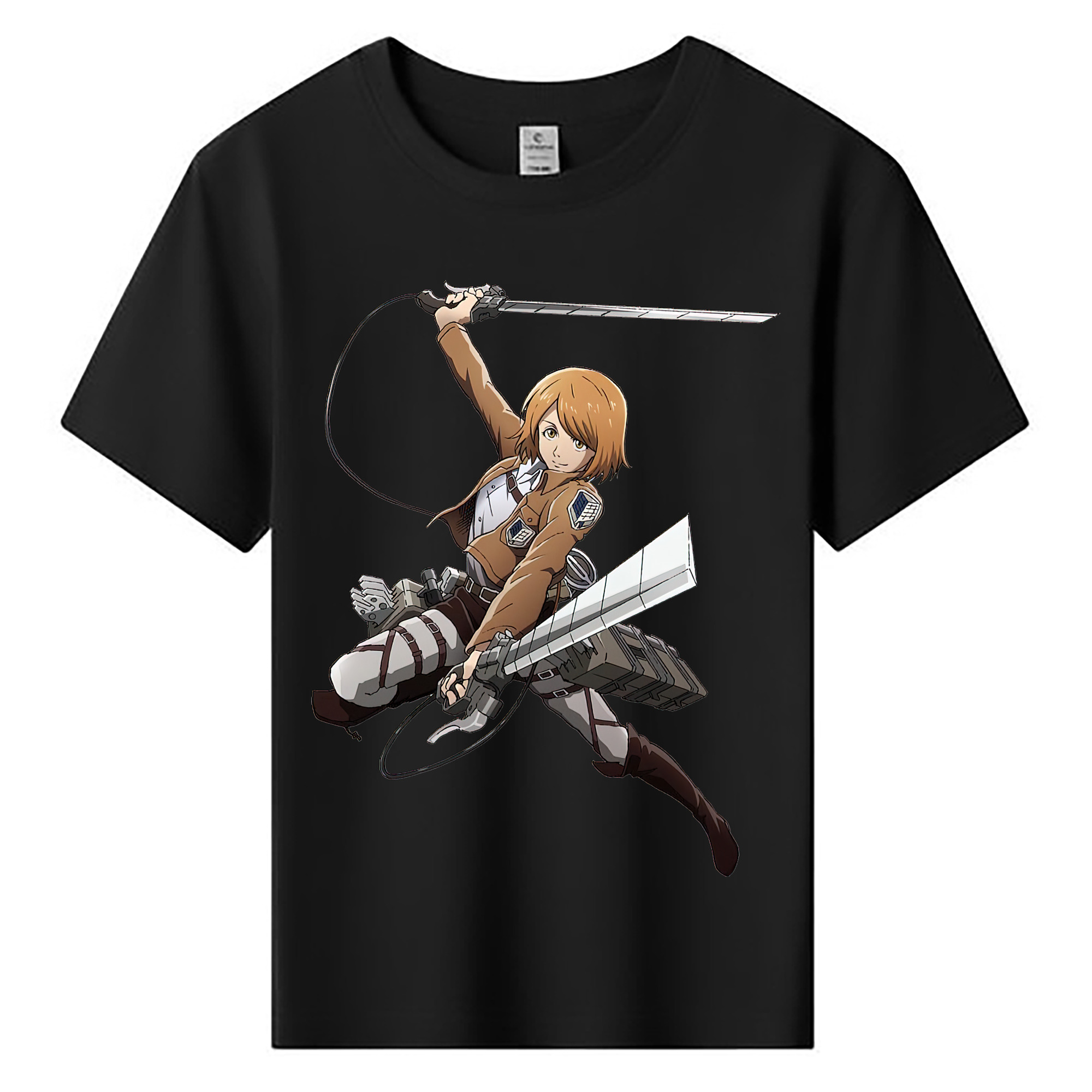 （画像用） 進撃の巨人 ペトラ·ラル Attack on Titan Petra Rall 綿100％キッズTシャツ（フロントプリント）