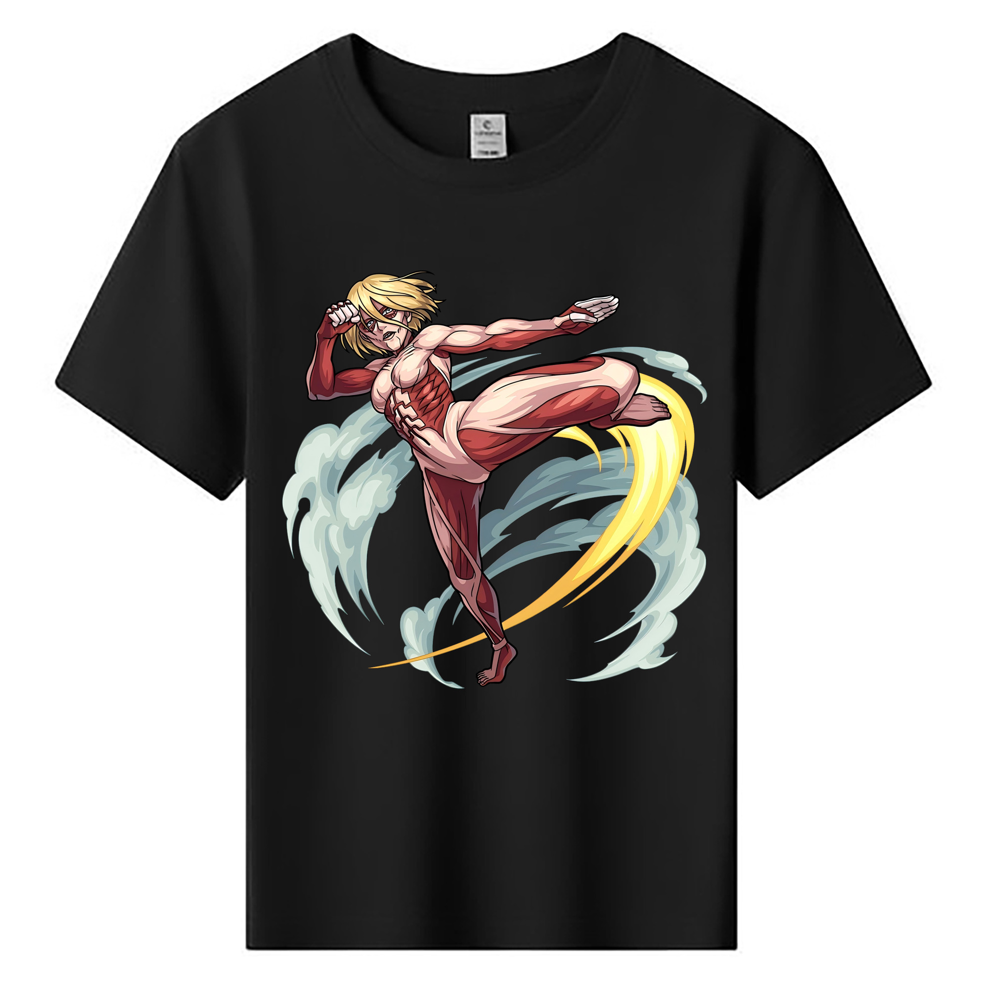 （画像用） 進撃の巨人 Attack on Titan 綿100％キッズTシャツ（フロントプリント）