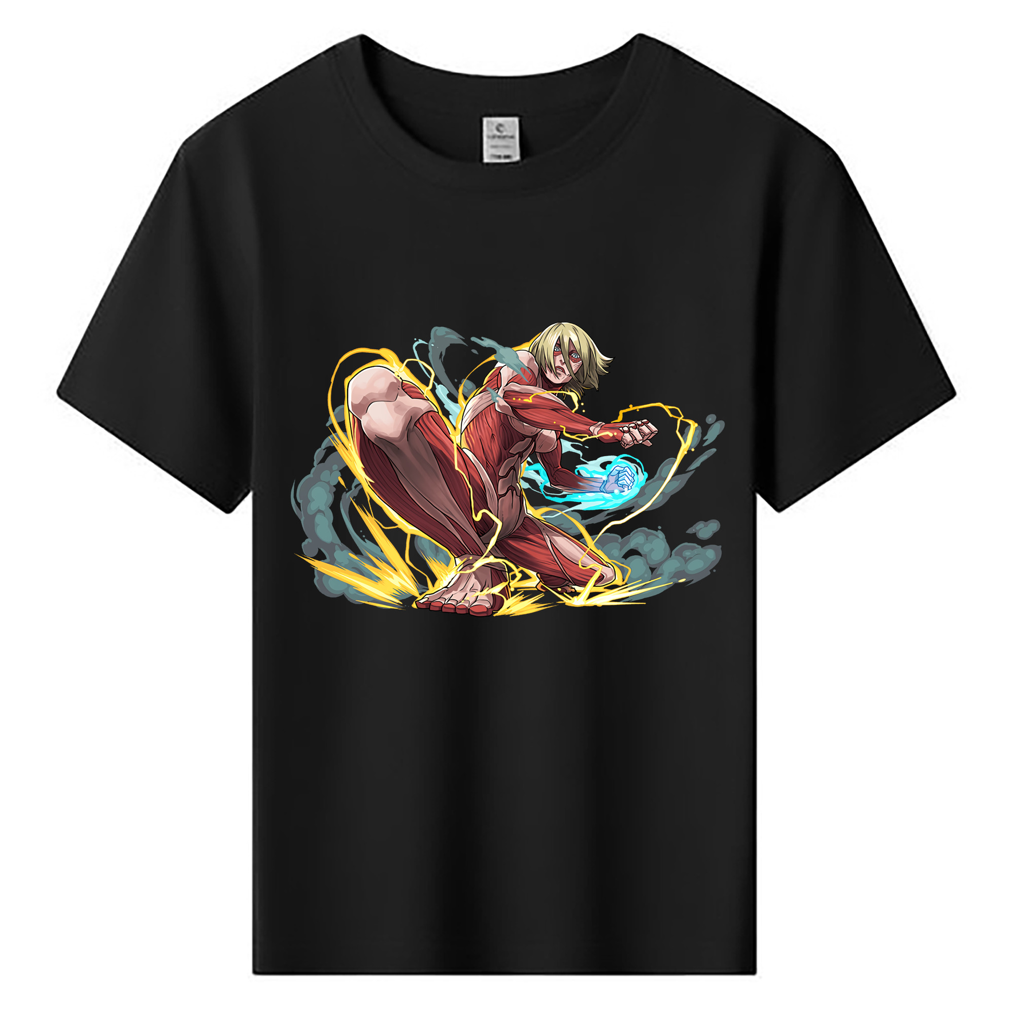 （画像用） 進撃の巨人 Attack on Titan 綿100％キッズTシャツ（フロントプリント）