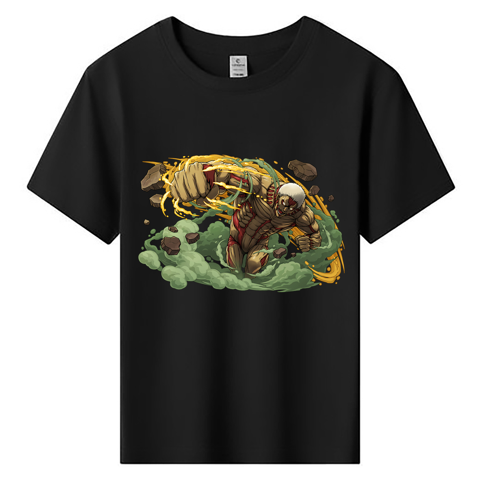 （画像用） 進撃の巨人 Attack on Titan 綿100％キッズTシャツ（フロントプリント）