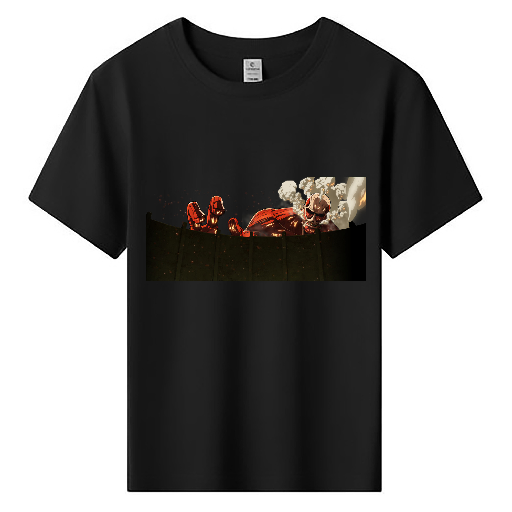 （画像用） 進撃の巨人 Attack on Titan 綿100％キッズTシャツ（フロントプリント）