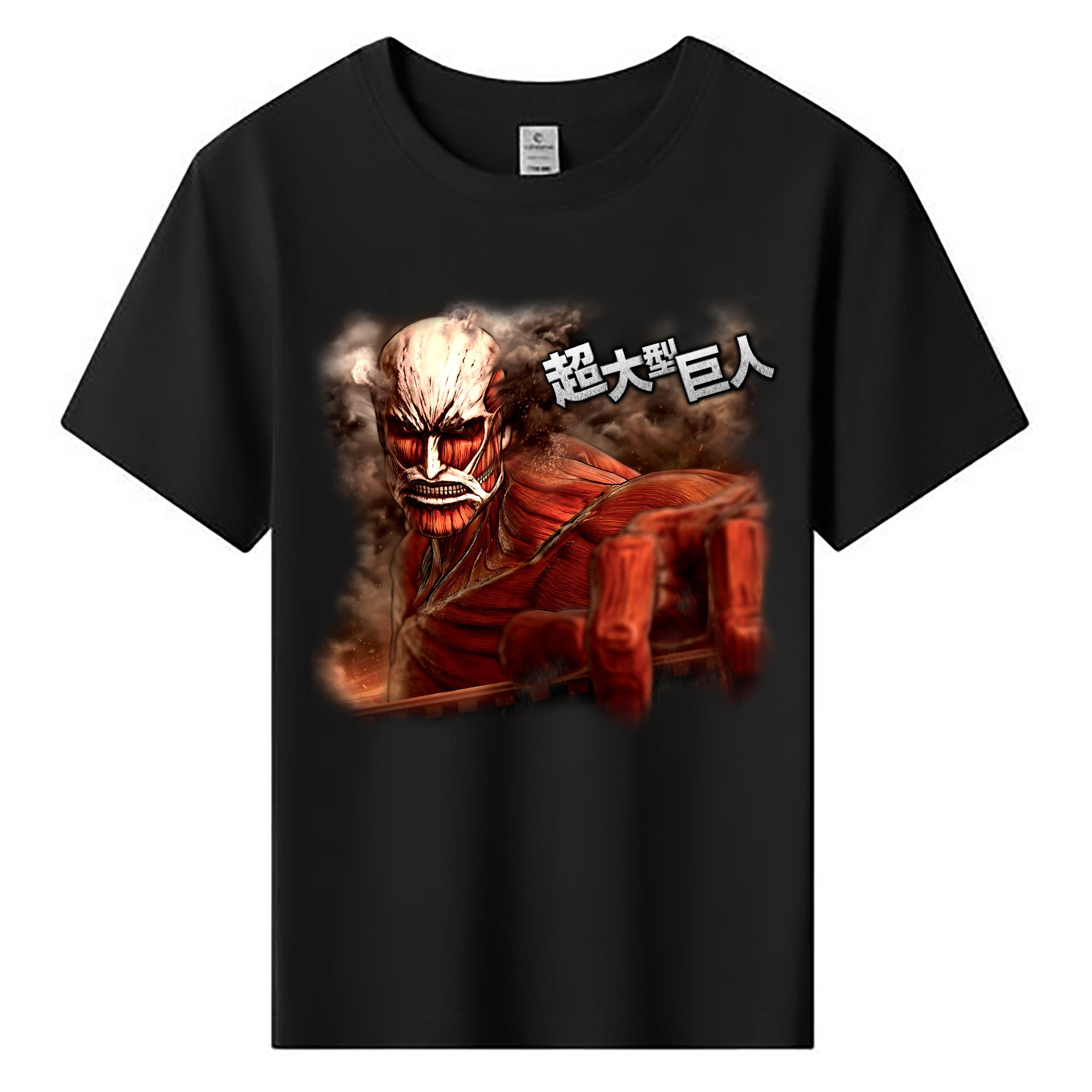 （画像用） 進撃の巨人 Attack on Titan 綿100％キッズTシャツ（フロントプリント）
