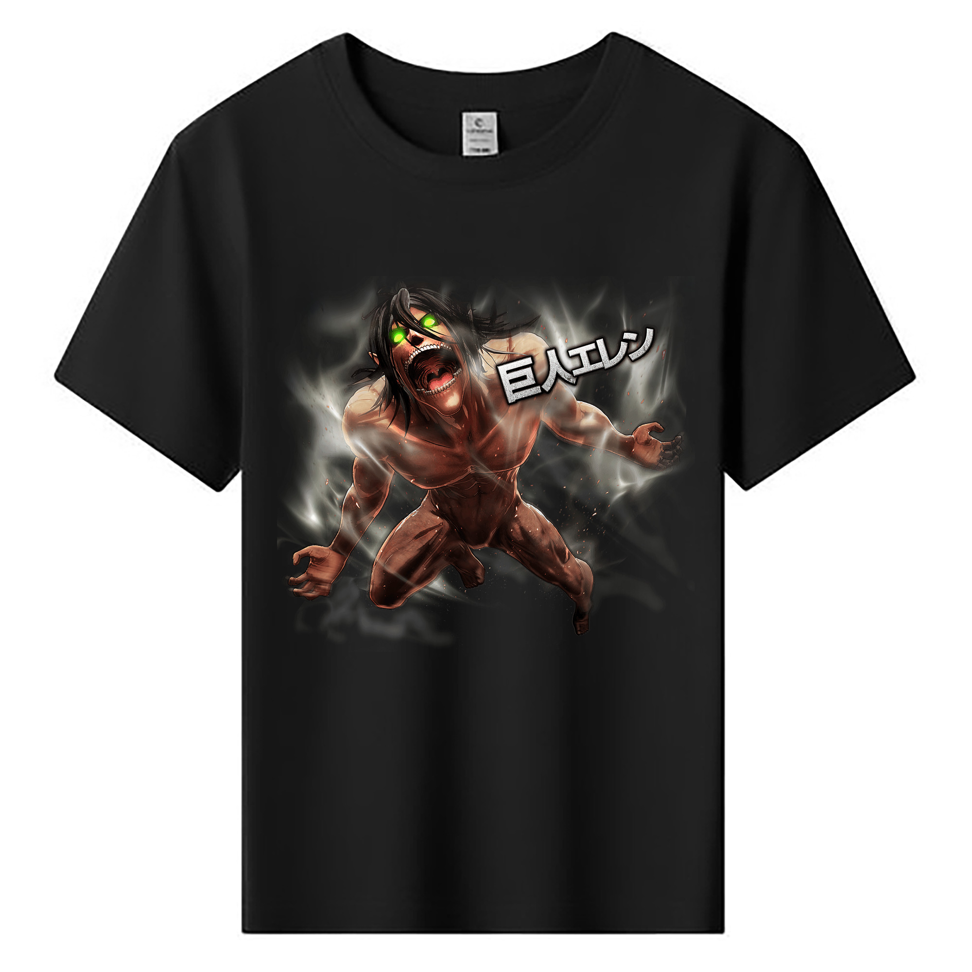 （画像用） 進撃の巨人 Attack on Titan 綿100％キッズTシャツ（フロントプリント）