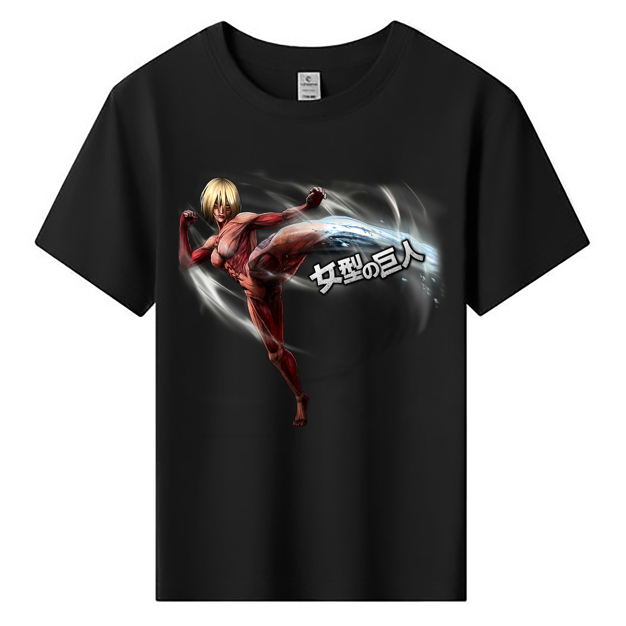 （画像用） 進撃の巨人 Attack on Titan 綿100％キッズTシャツ（フロントプリント）