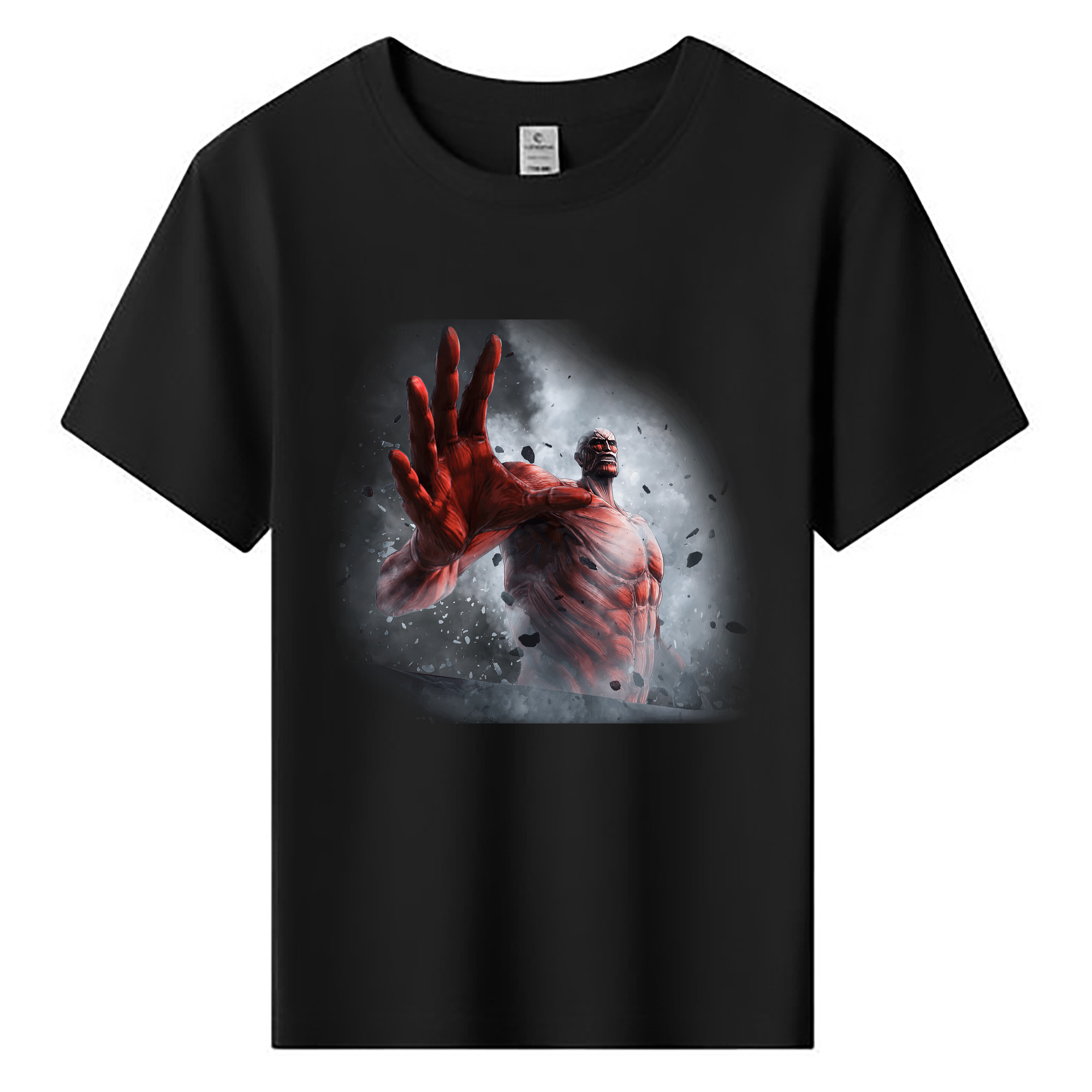 （画像用） 進撃の巨人 Attack on Titan 綿100％キッズTシャツ（フロントプリント）