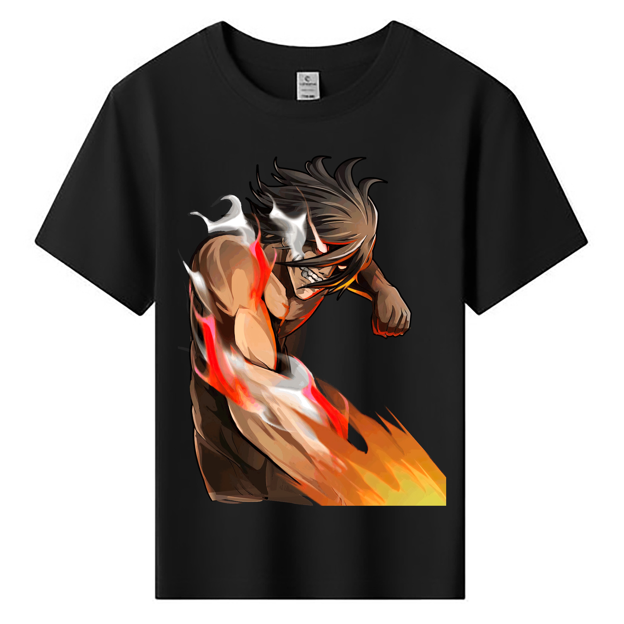 （画像用） 進撃の巨人 Attack on Titan 綿100％キッズTシャツ（フロントプリント）