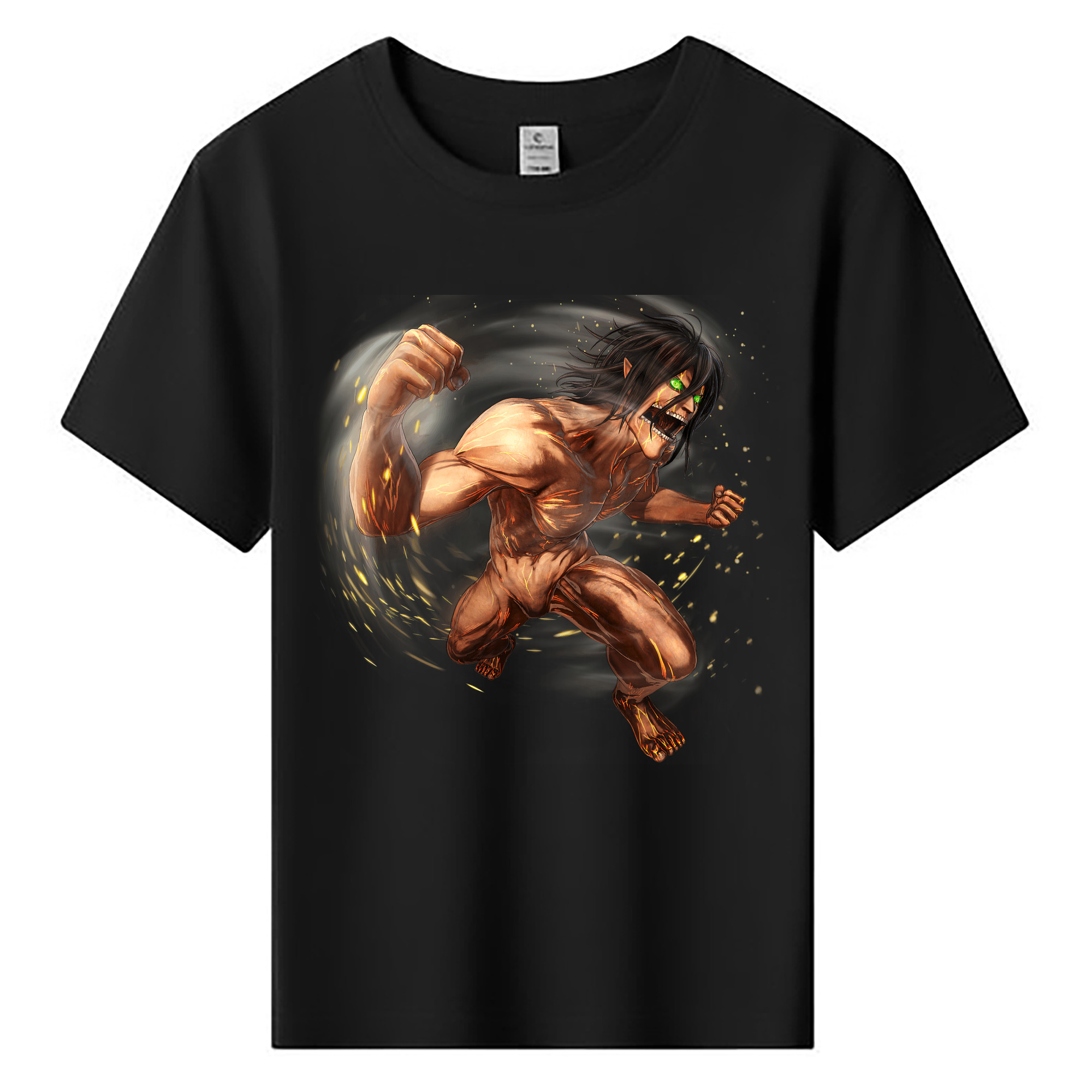 （画像用） 進撃の巨人 Attack on Titan 綿100％キッズTシャツ（フロントプリント）